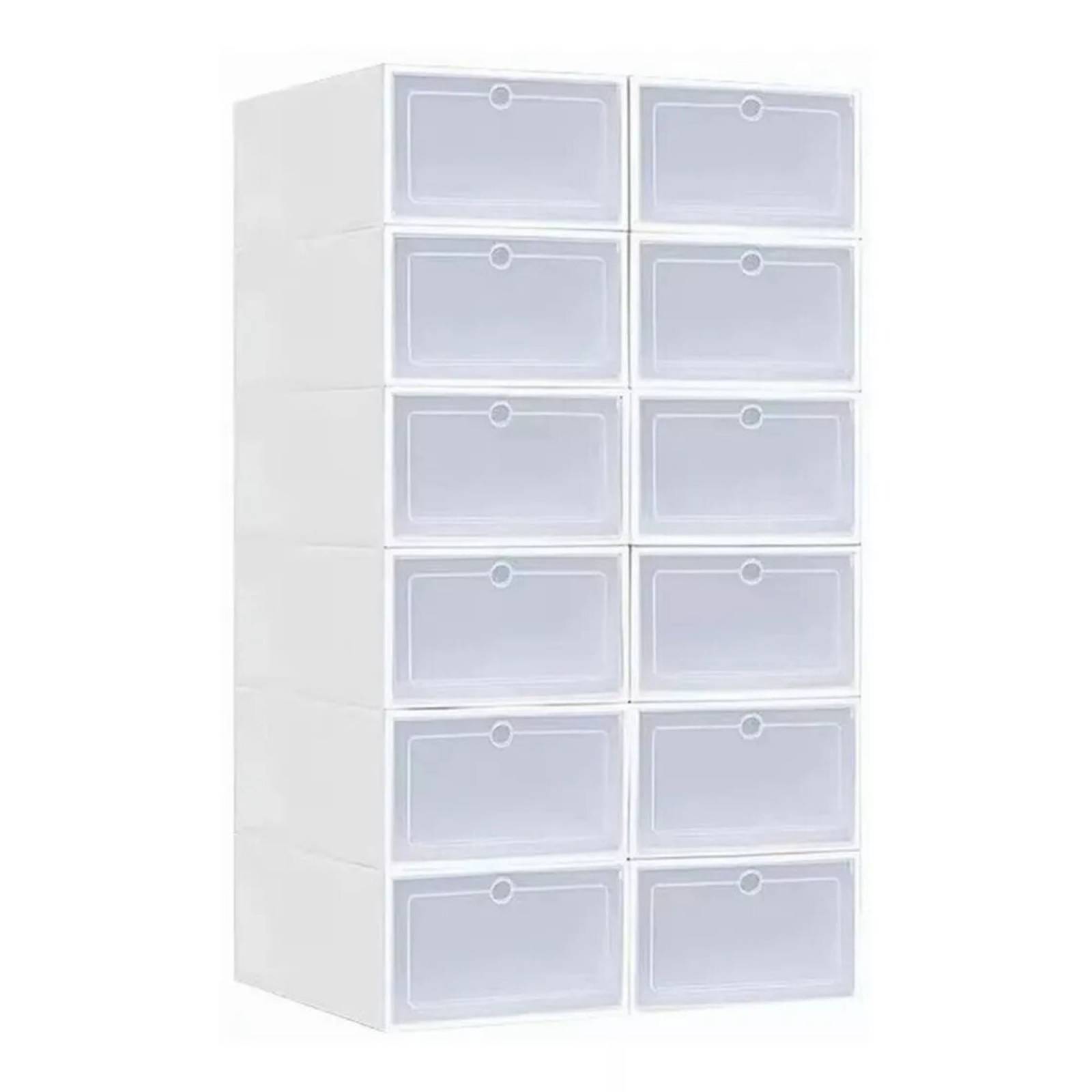 GENERICO Rack Organizador de Zapatos 12 Pares Apilable