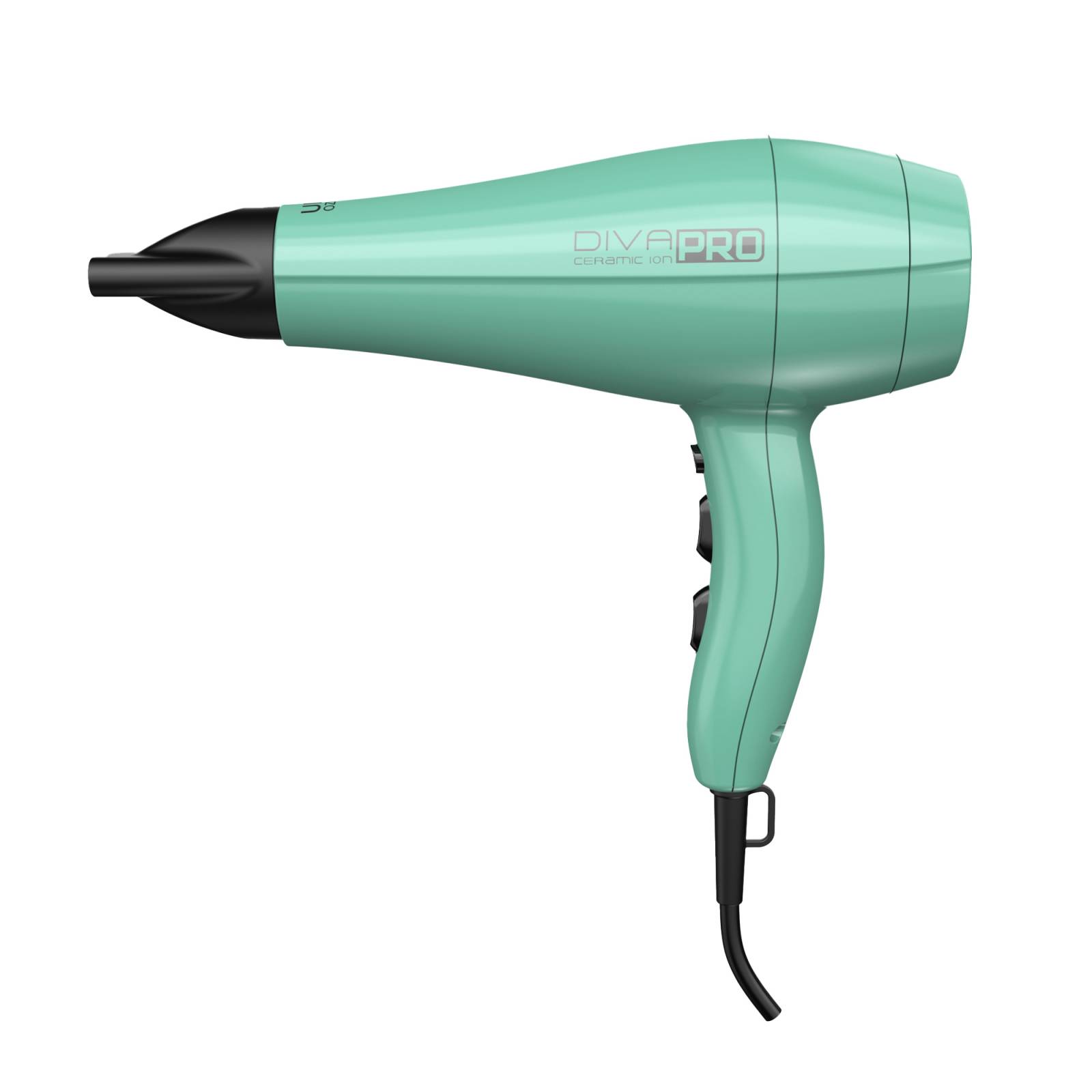 Secadora de Cabello Gama Diva 4D Therapy Salon Pro 2100W Turquesa