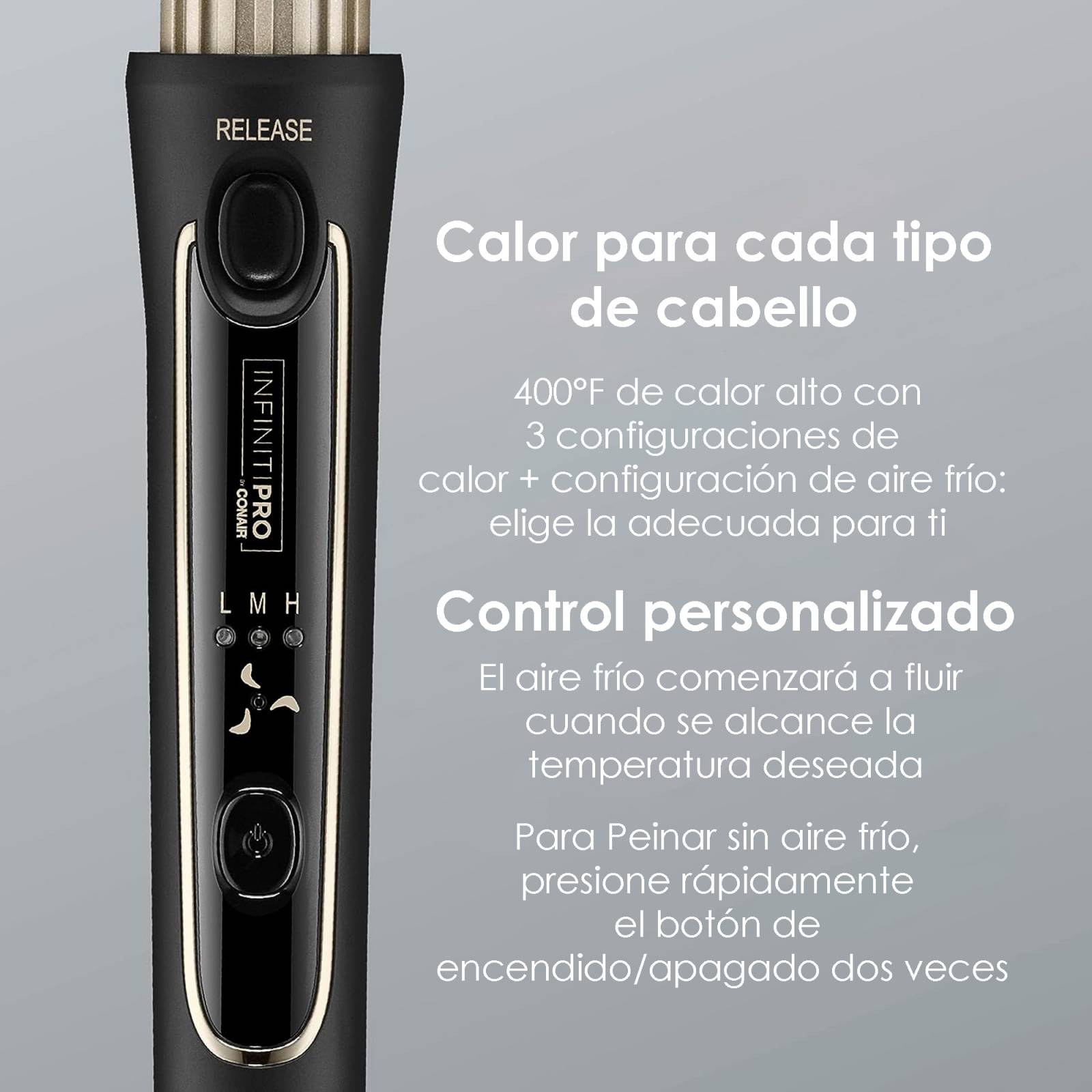 Rizador Conair INFINITI PRO Mod CD2112 Color Negro