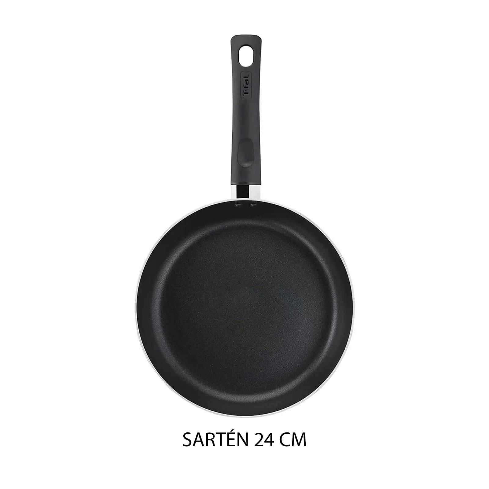 Sarten T fal 24cm INICIA Color Gris Teflón Antiadherente