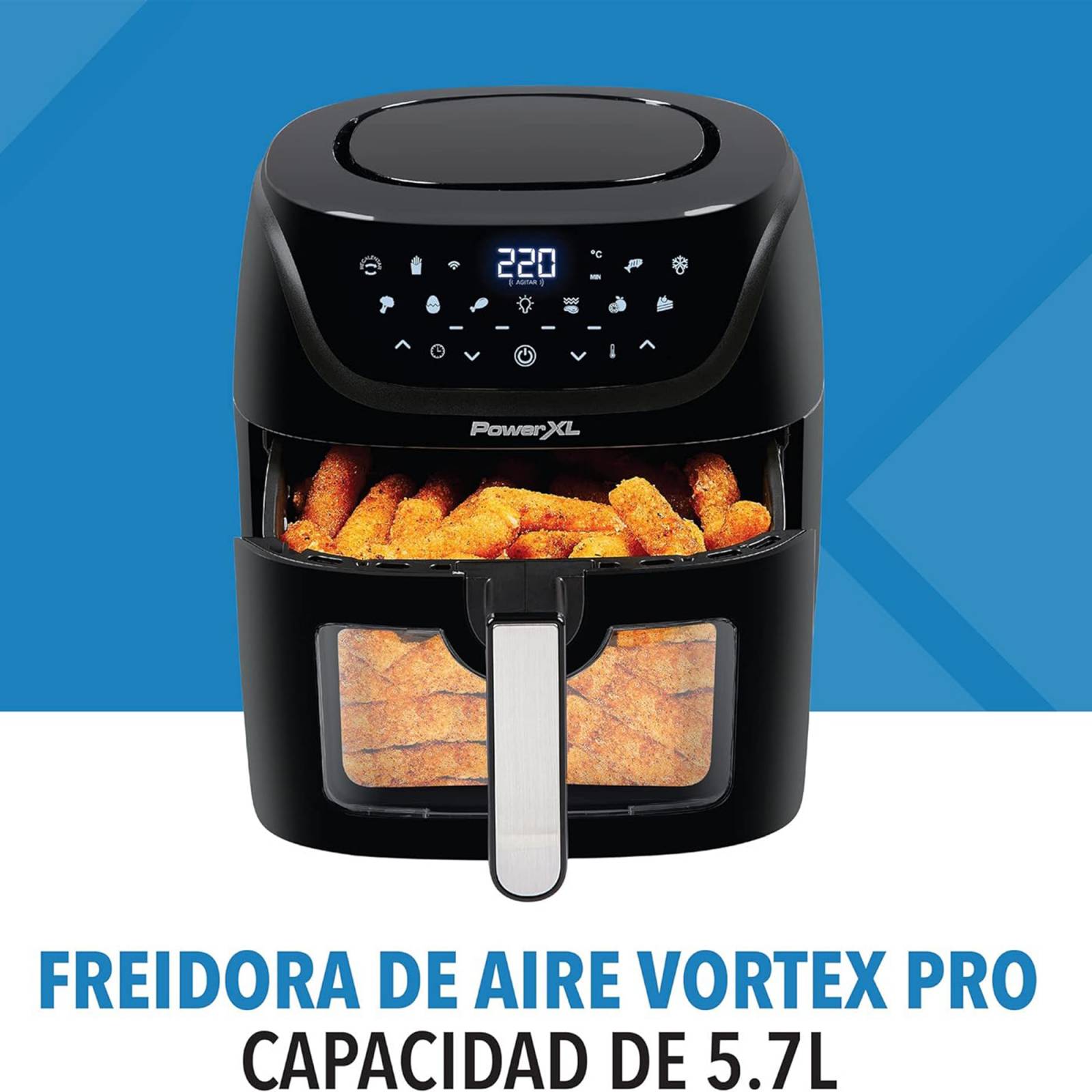 Freidora de Aire B+D Power XL 57 L Negro Tecnología Wifi