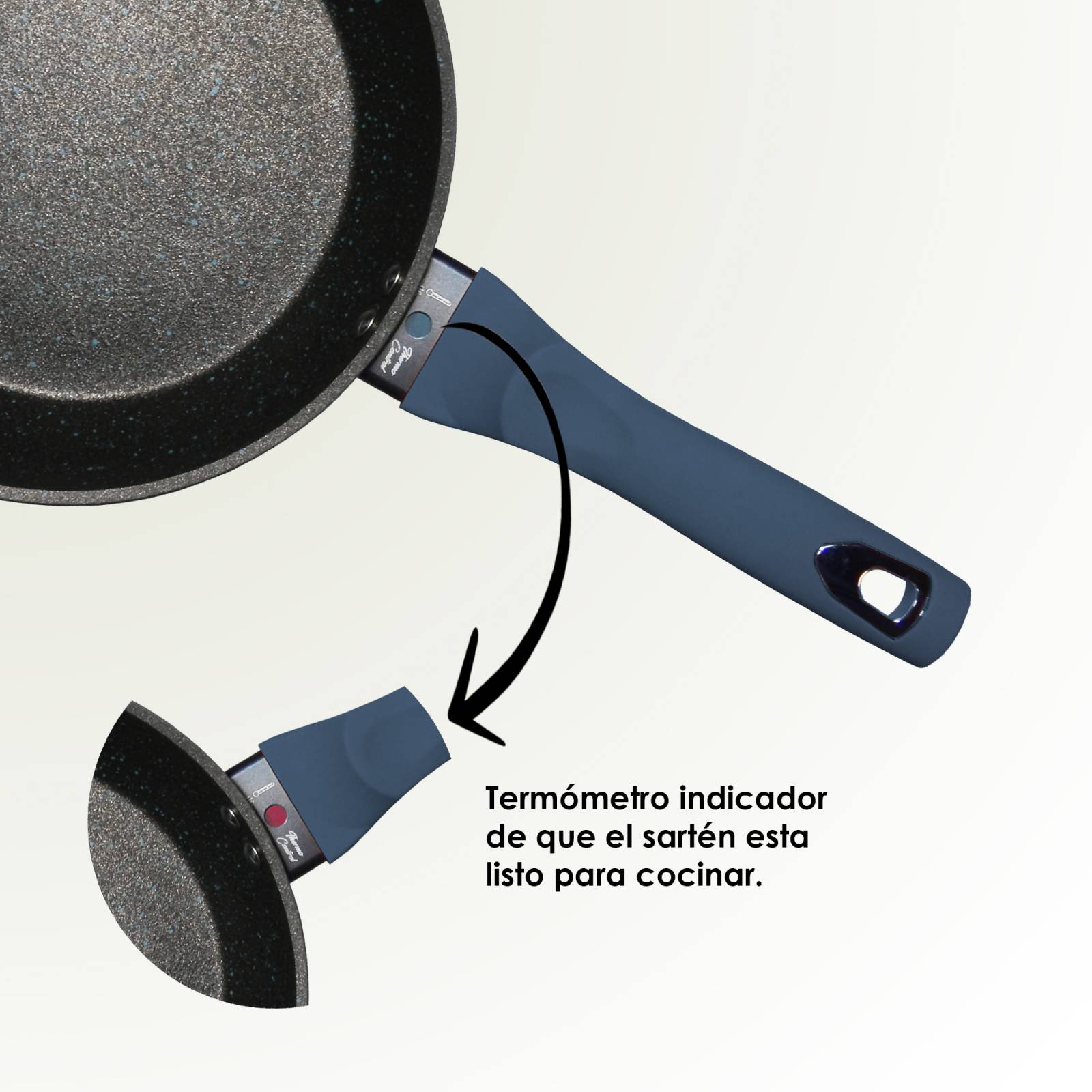 Juego de 2 Sartenes y Grill Alfa 20 24 y 28cm Cerámica