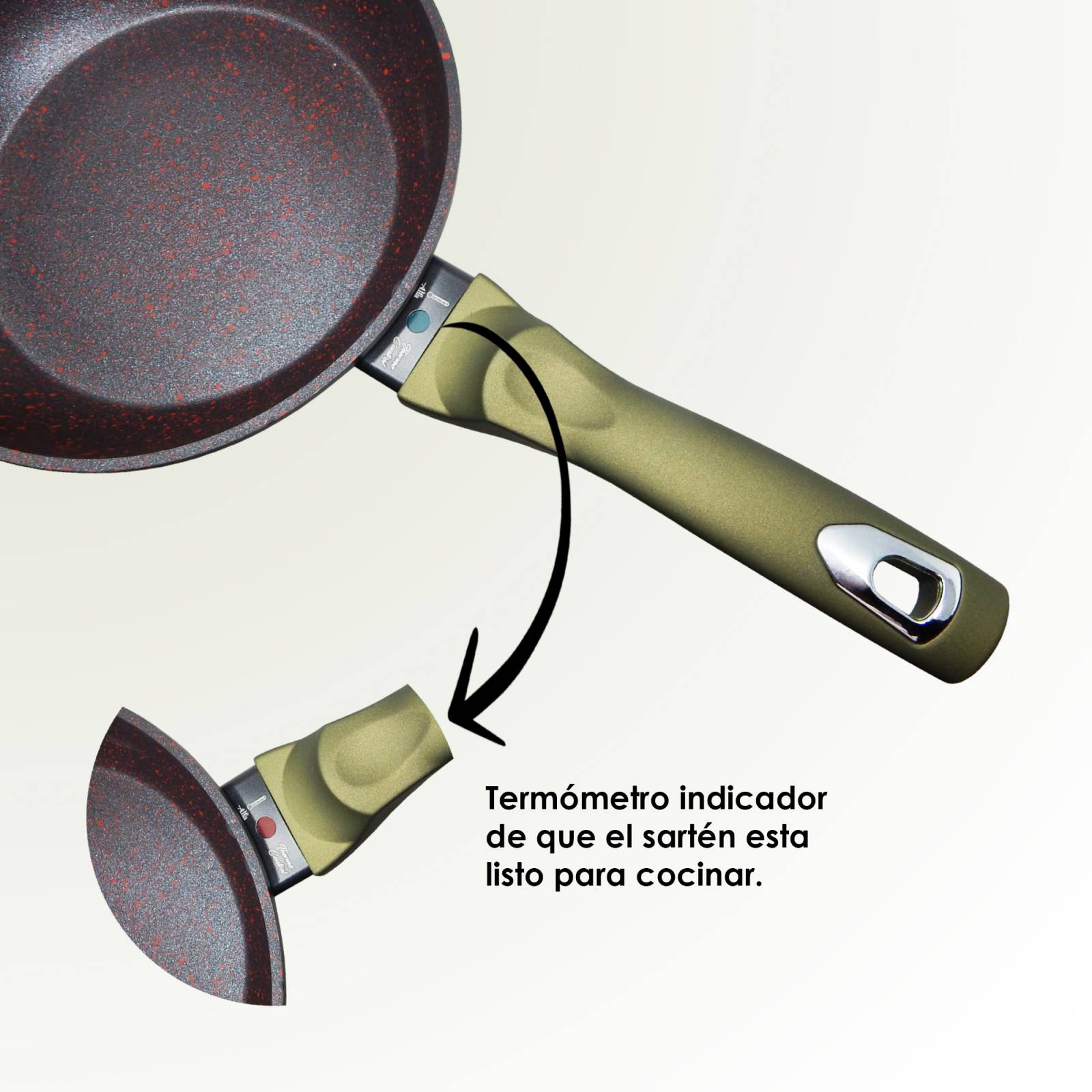 Juego de 2 Sartenes y Grill Alfa 20 24 y 28cm Cerámica