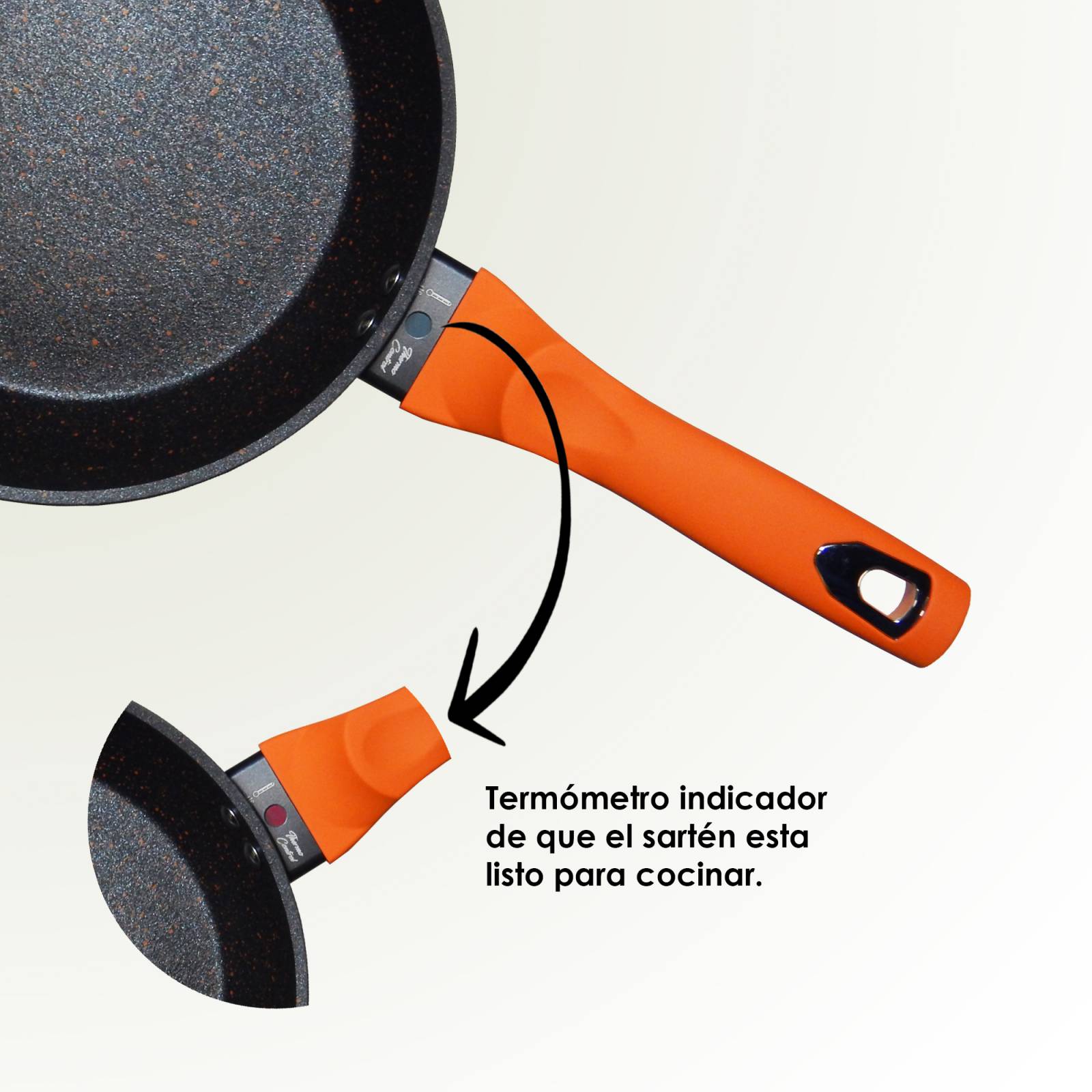 Juego de 2 Sartenes y Grill Alfa 20 24 y 28cm Cerámica