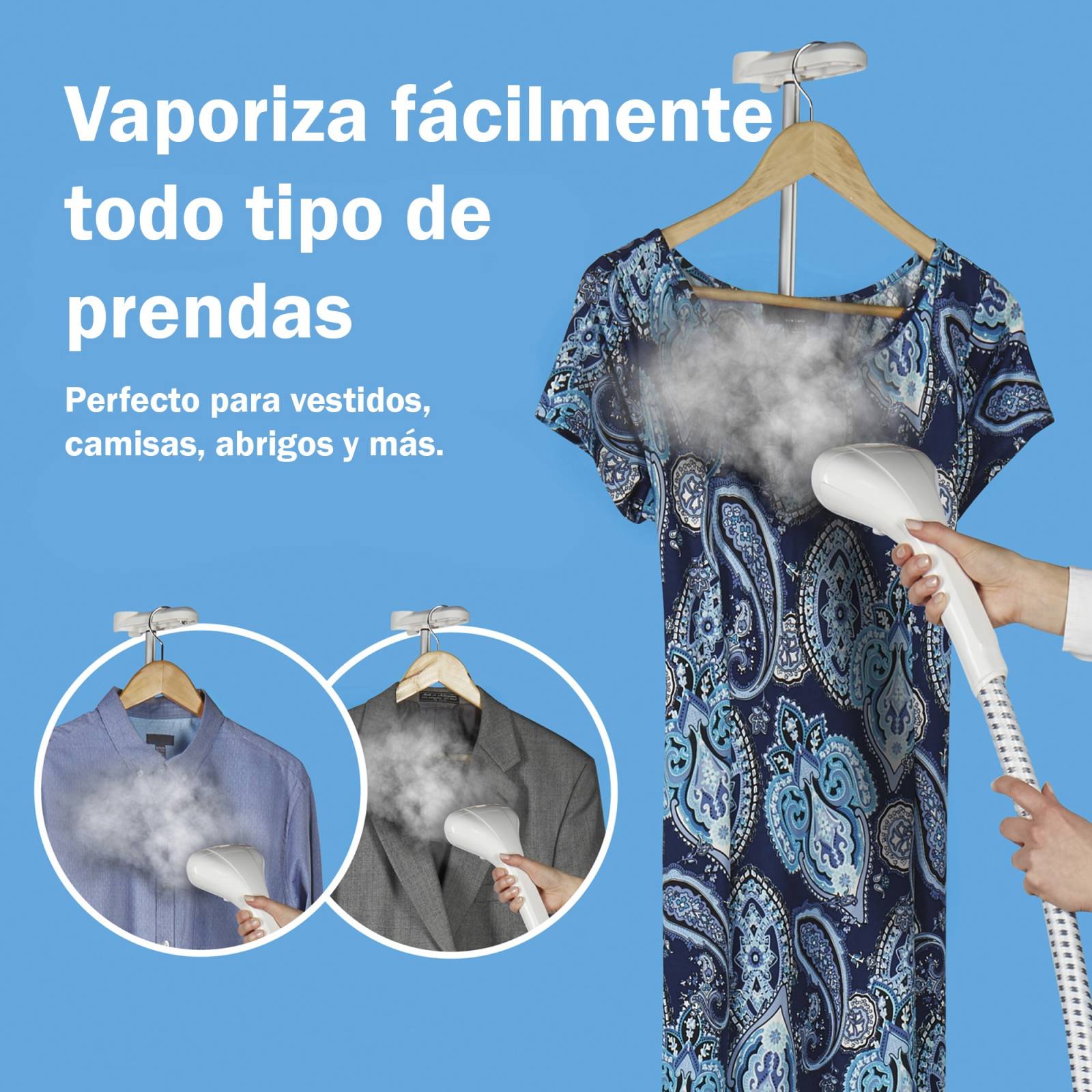 Generador de Vapor para prendas de vestir tamaño completo.