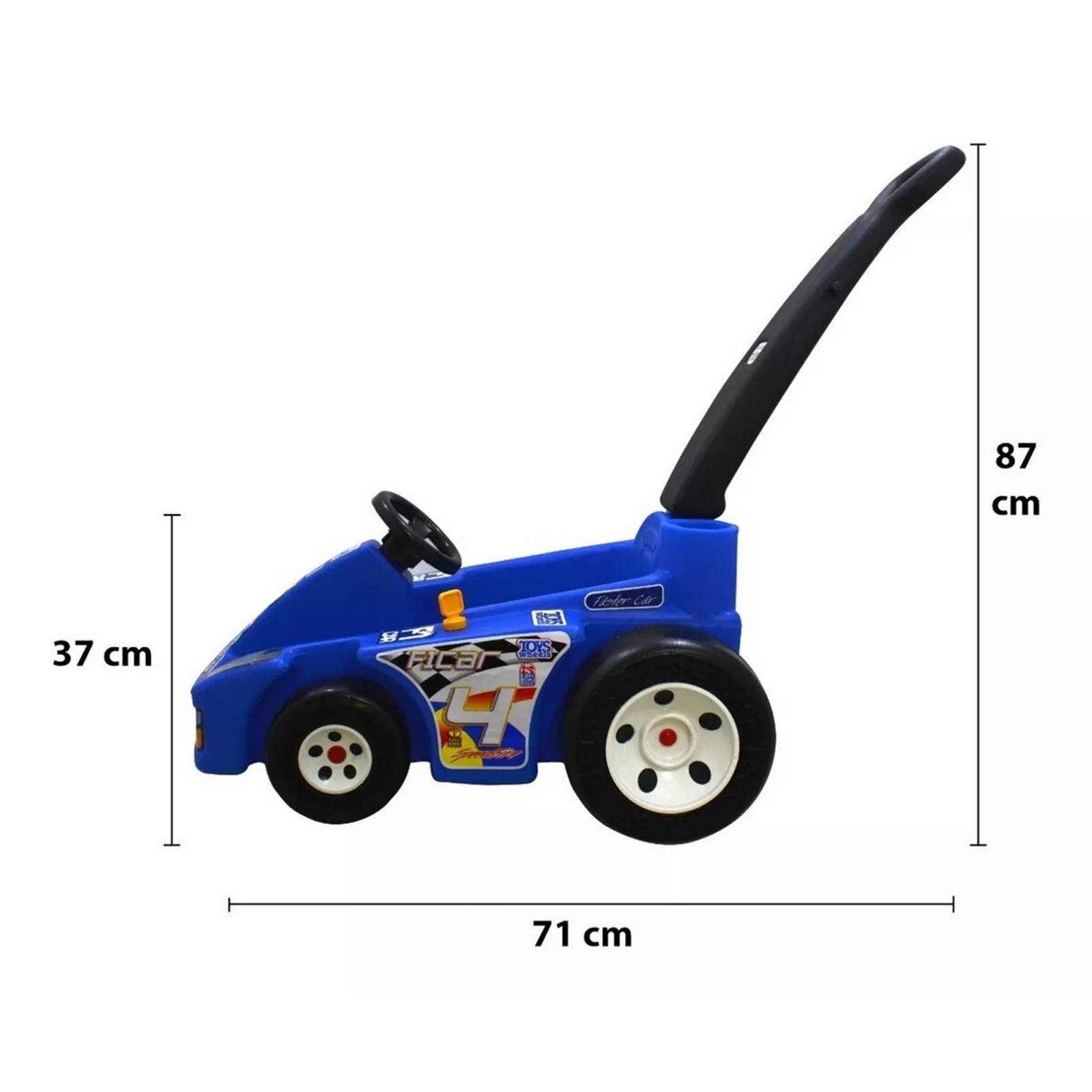 Carrito Montable F1 Modelo 58119 1 a 3 años con Sonido.