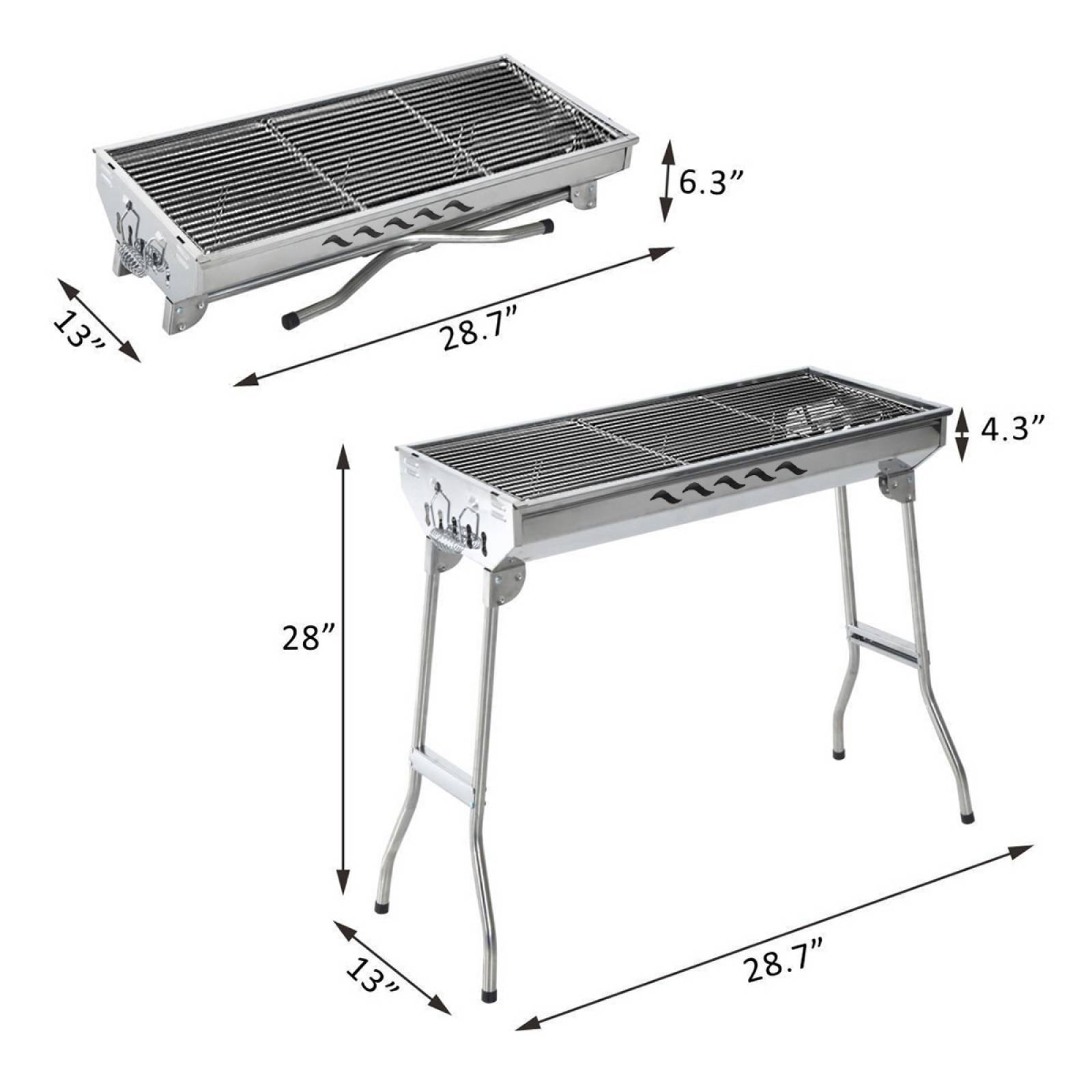 Asador De Acero Inoxidable Modelo Sonora