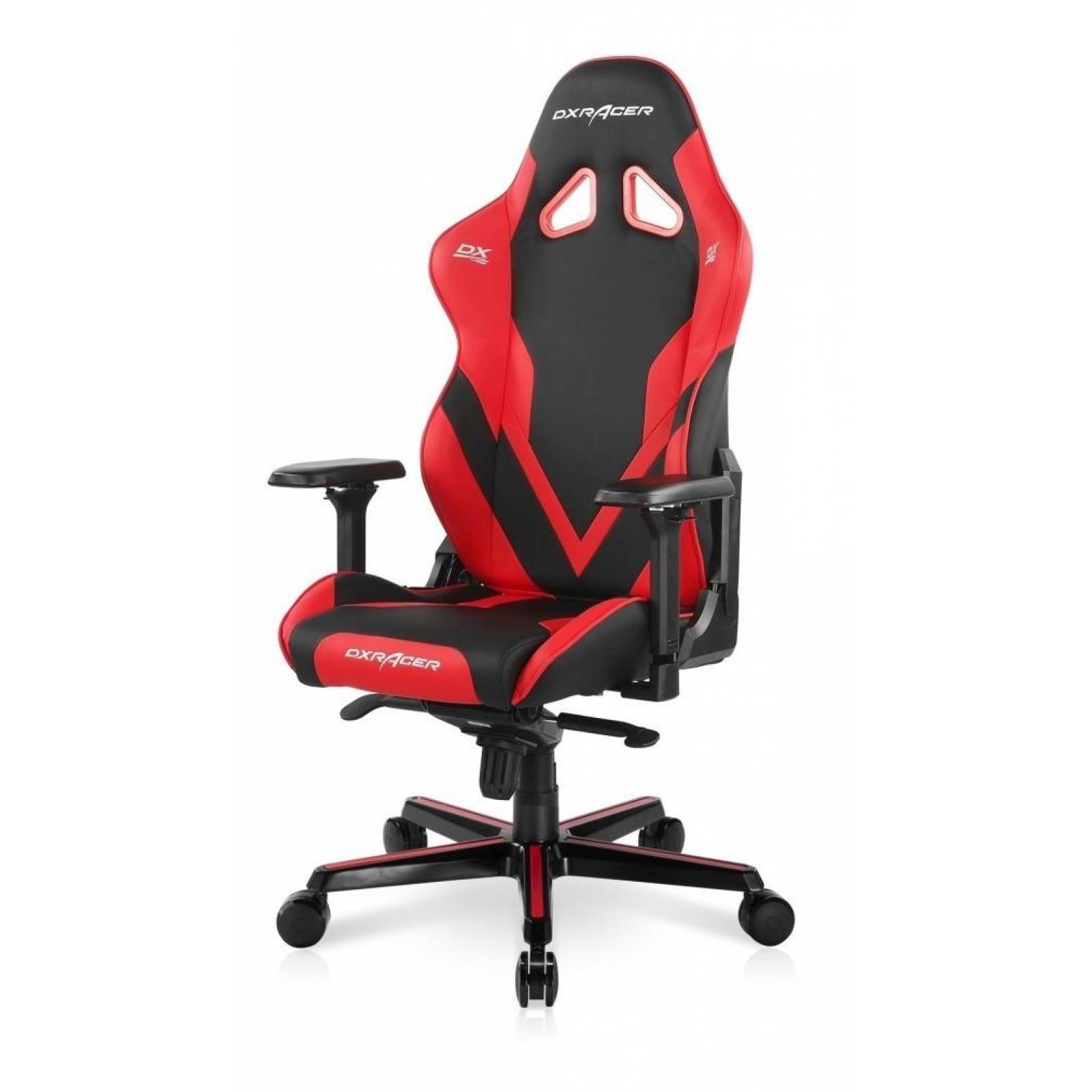 Silla Gamer Pro Modelo Serie G Color Negro Con Rojo Dxracer