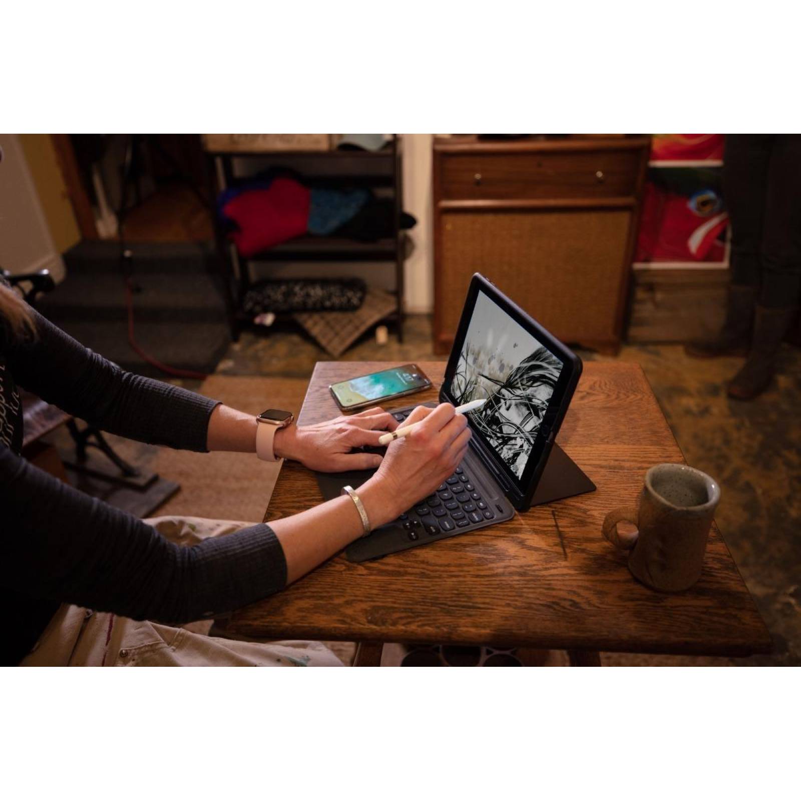 Teclado Bluetooth Zagg Slim Book Go Para iPad Pro 11