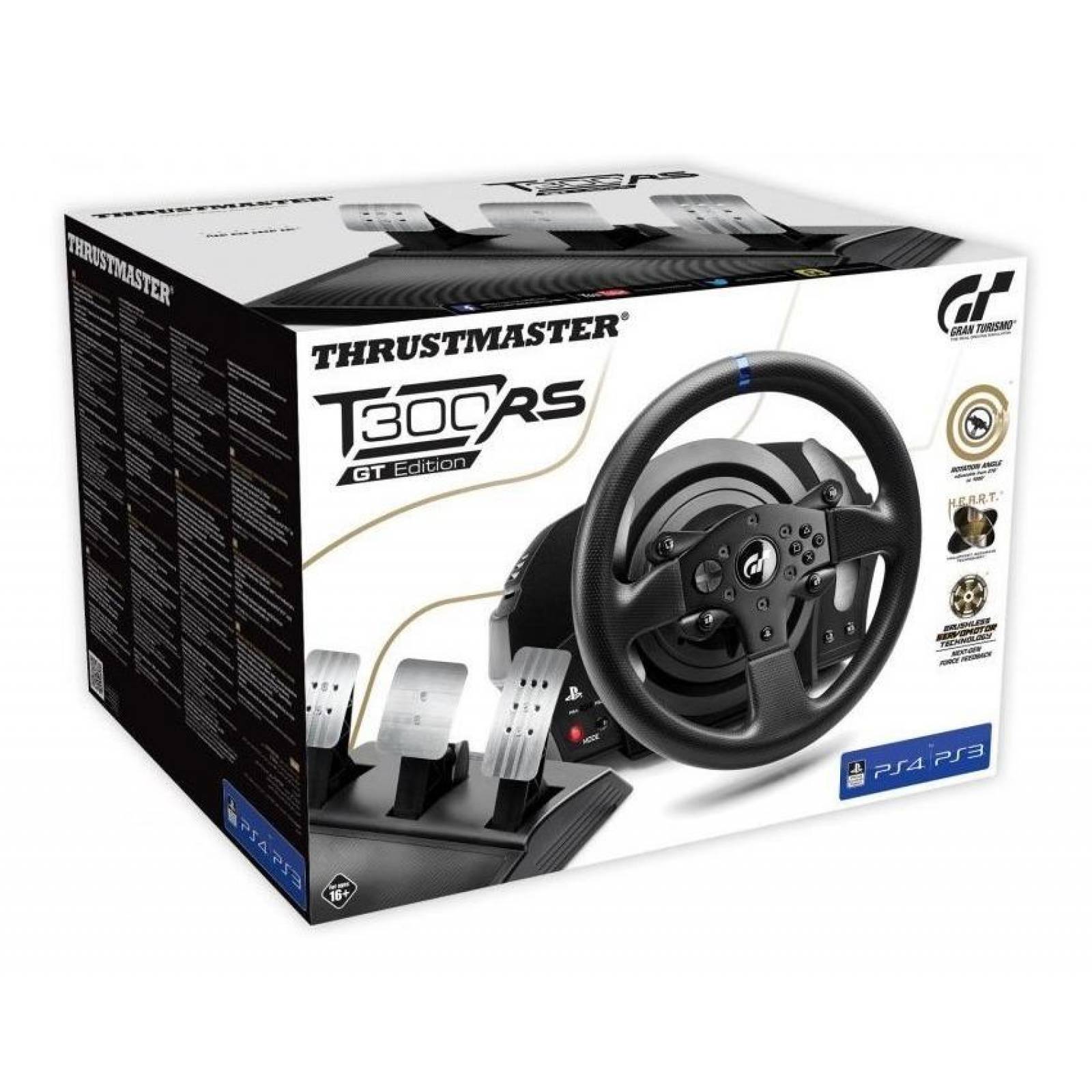 Volante Gamer Modelo T300rs Gran Turismo Marca Thrustmaster 
