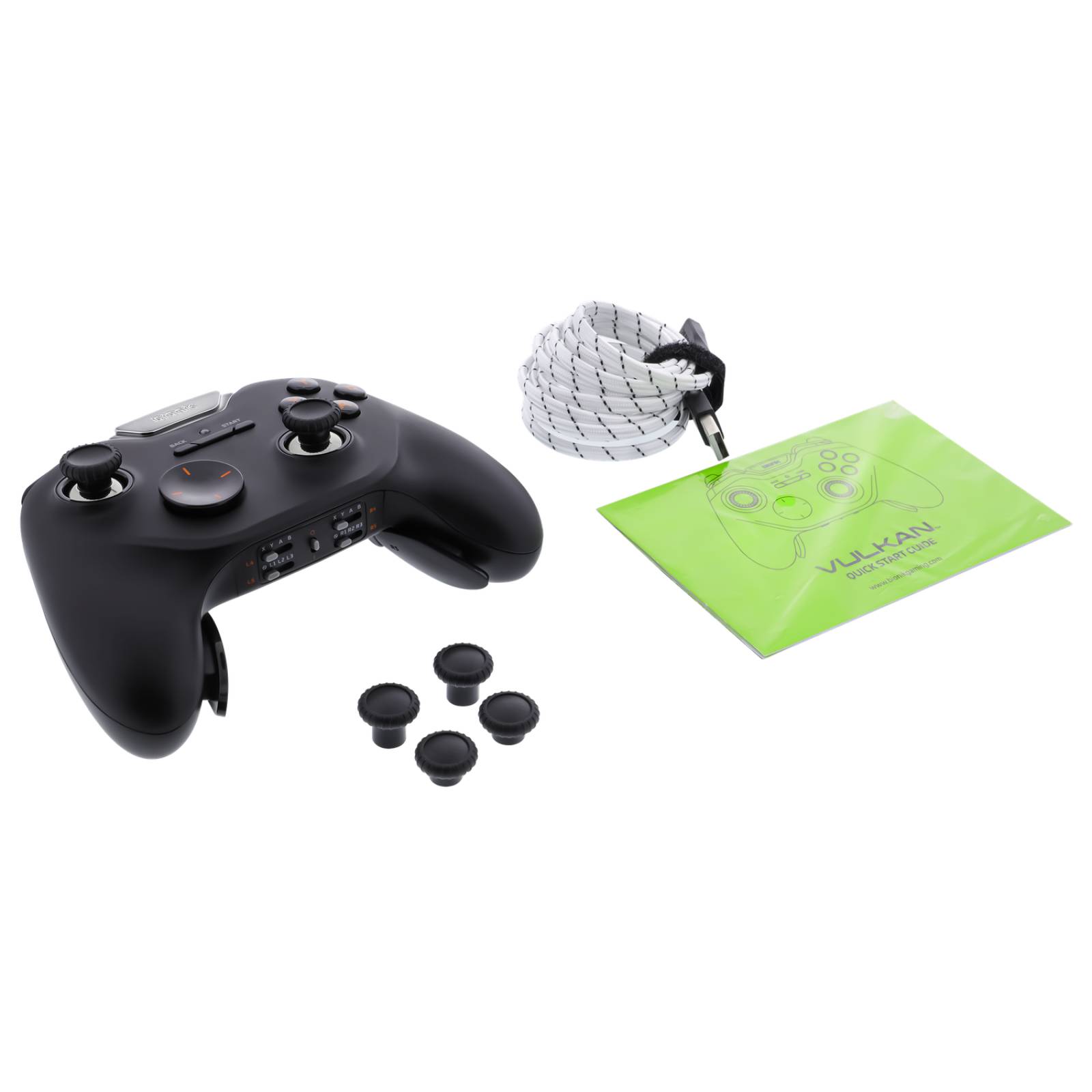 Control Inalámbrico Para PC Modelo Vulkan Negro - Bionik 