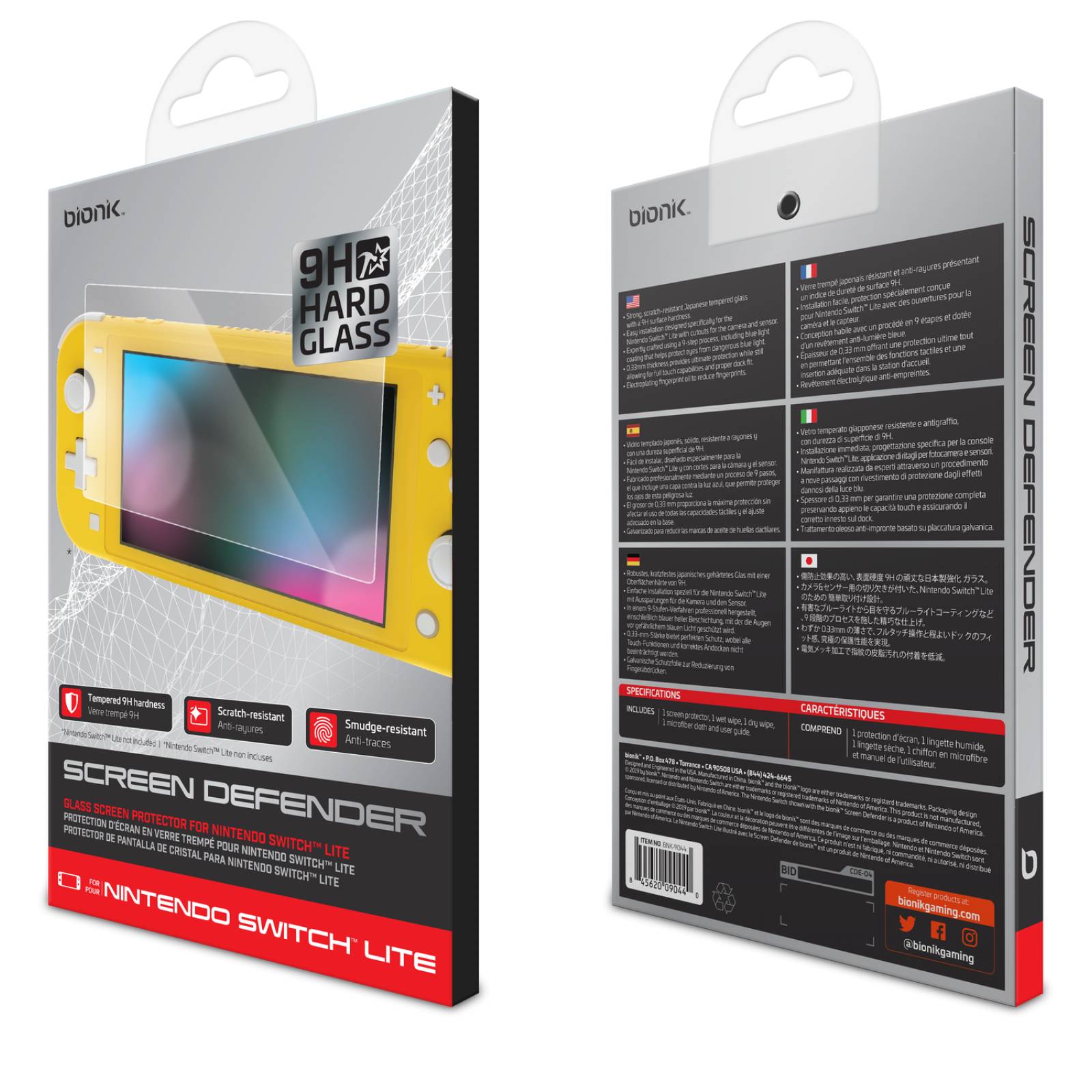 Mica Protector de Pantalla Para Nintendo Switch Lite Bionik 