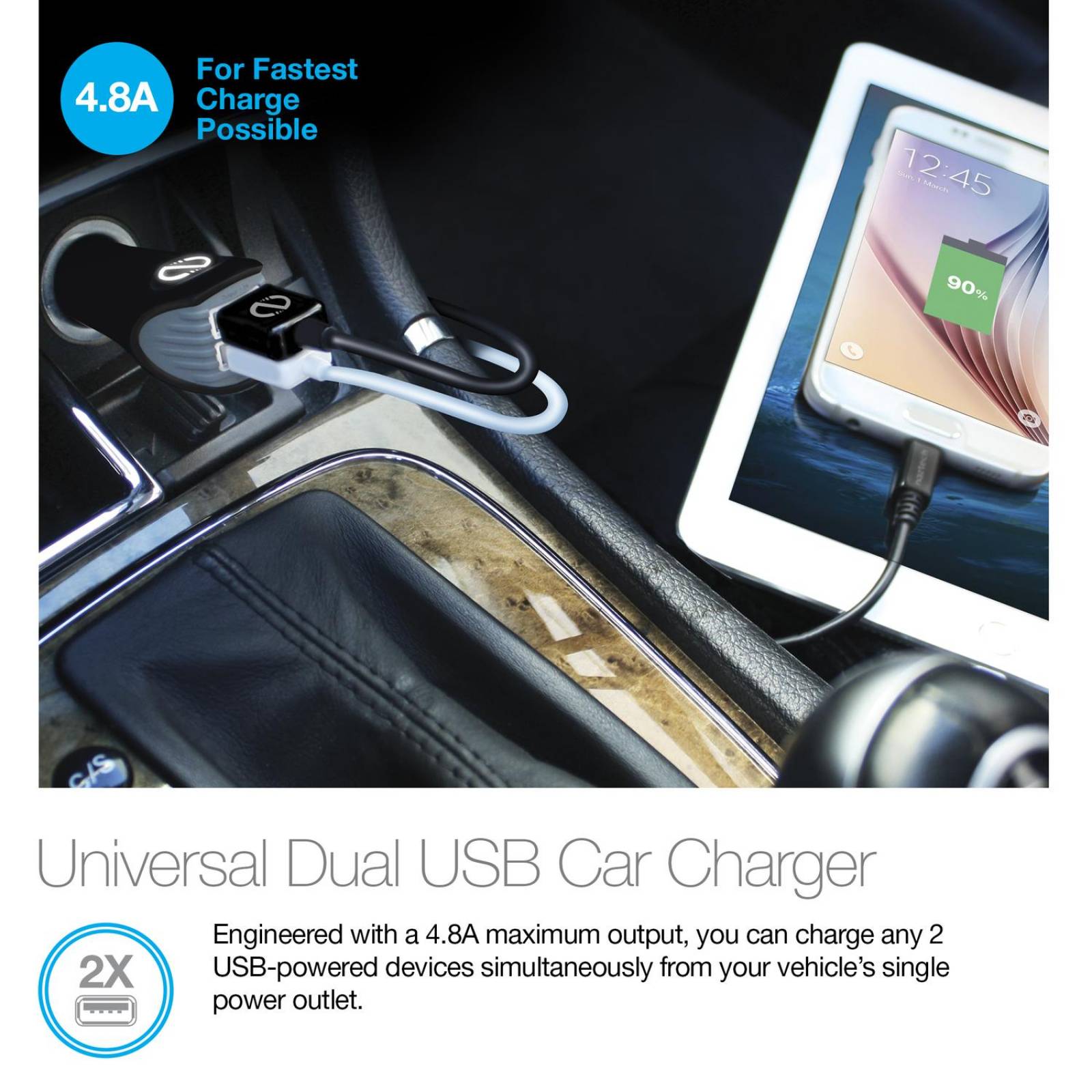 Kit de Seguridad para Auto 3 en 1 y Cable Híbrido - Naztech 