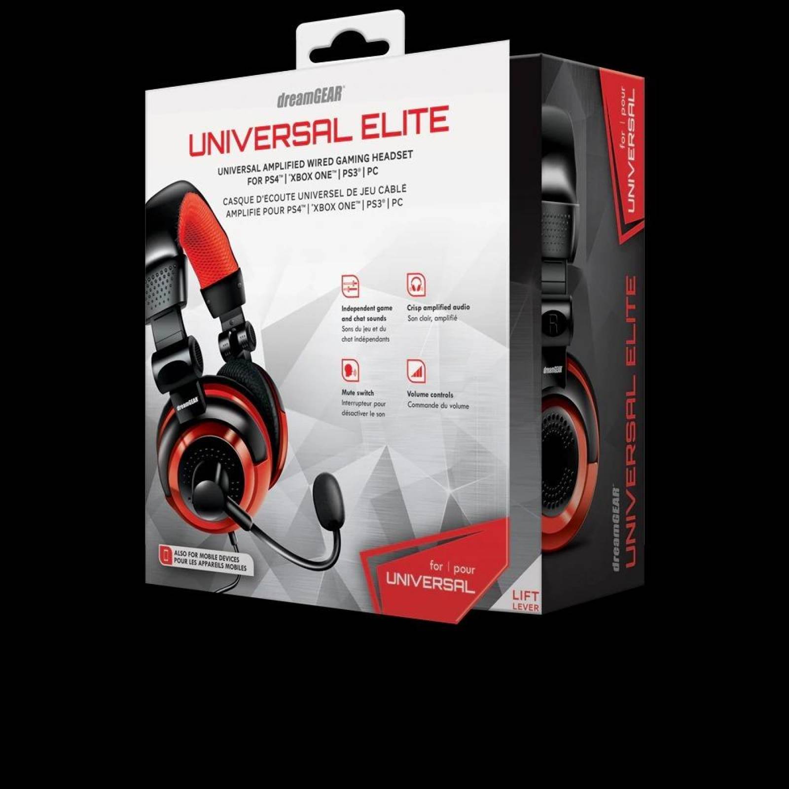 Auriculares Avanzados Con Micrófono Universal Rojo Dreamgear 