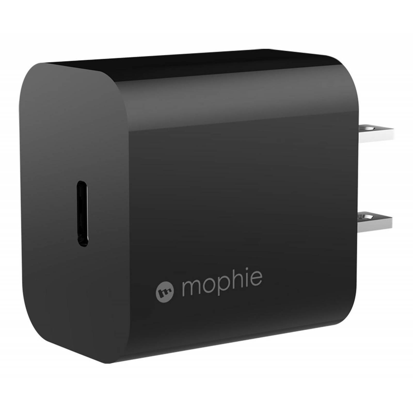 Cargador de Pared mophie con puerto USB-C PD de 20W para celulares y tabletas - Negro 