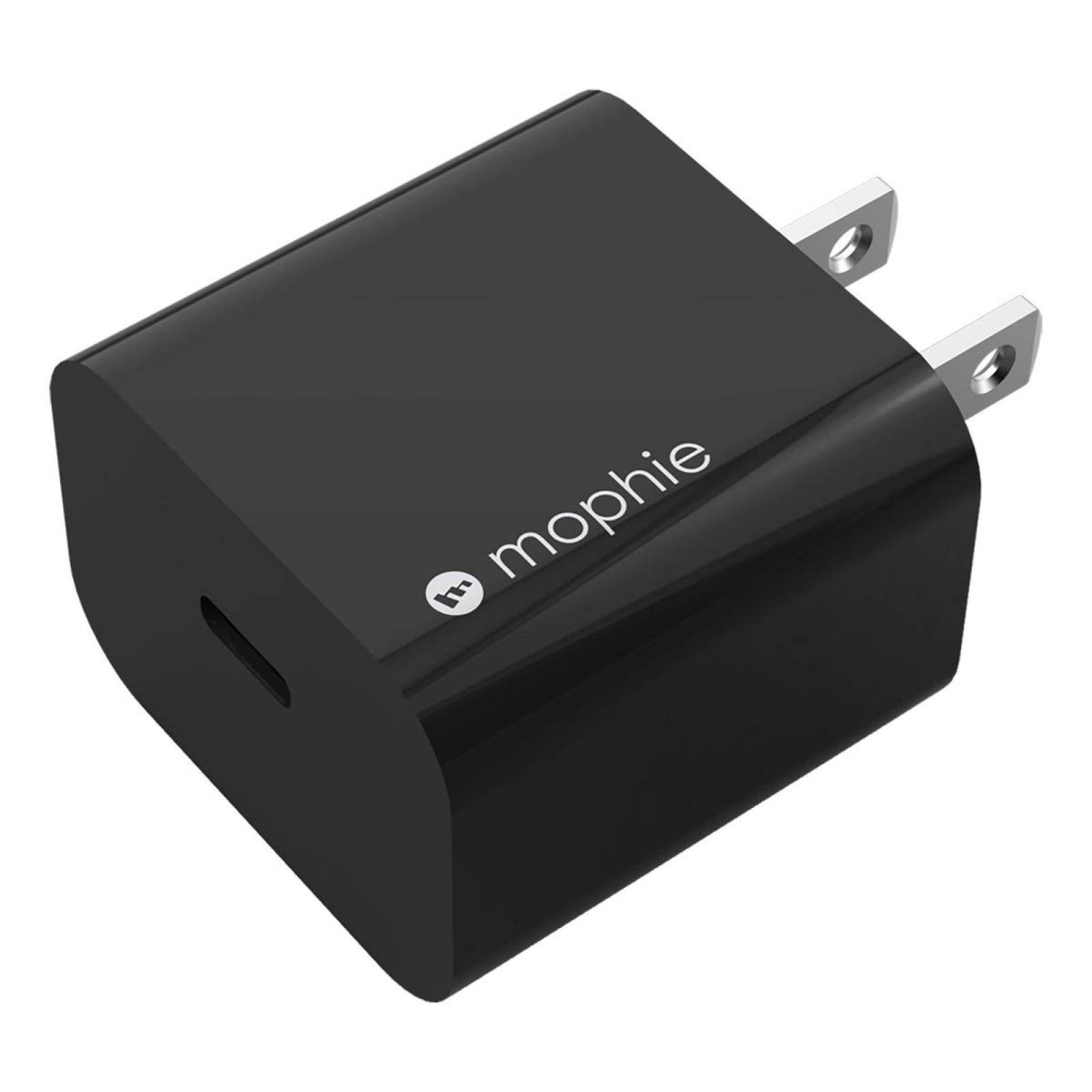 Cargador de Pared mophie con puerto USB-C PD de 20W para celulares y tabletas - Negro 