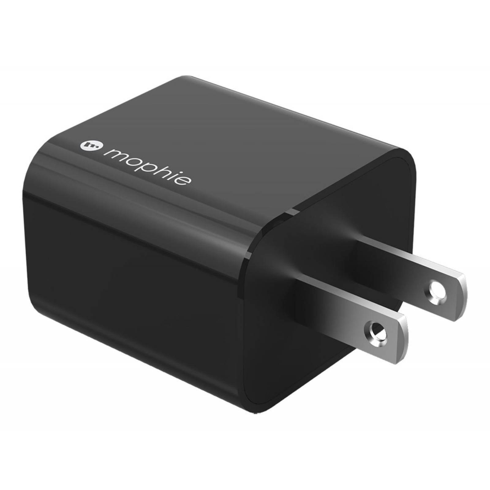 Cargador de Pared mophie con puerto USB-C PD de 20W para celulares y tabletas - Negro 