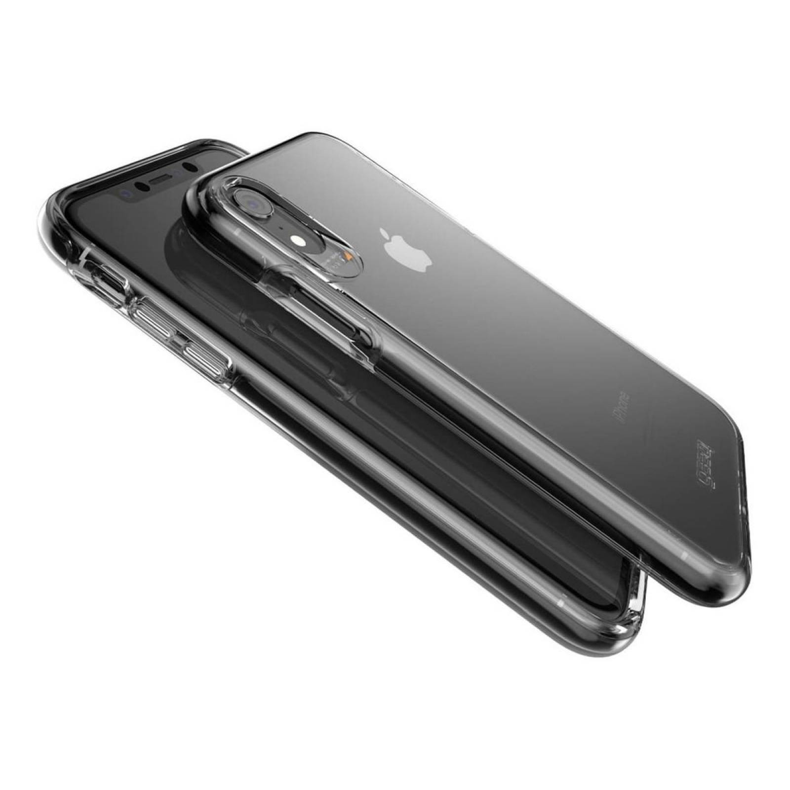 Funda Para iPhone XR Modelo Crystal Color Negro - Gear4 