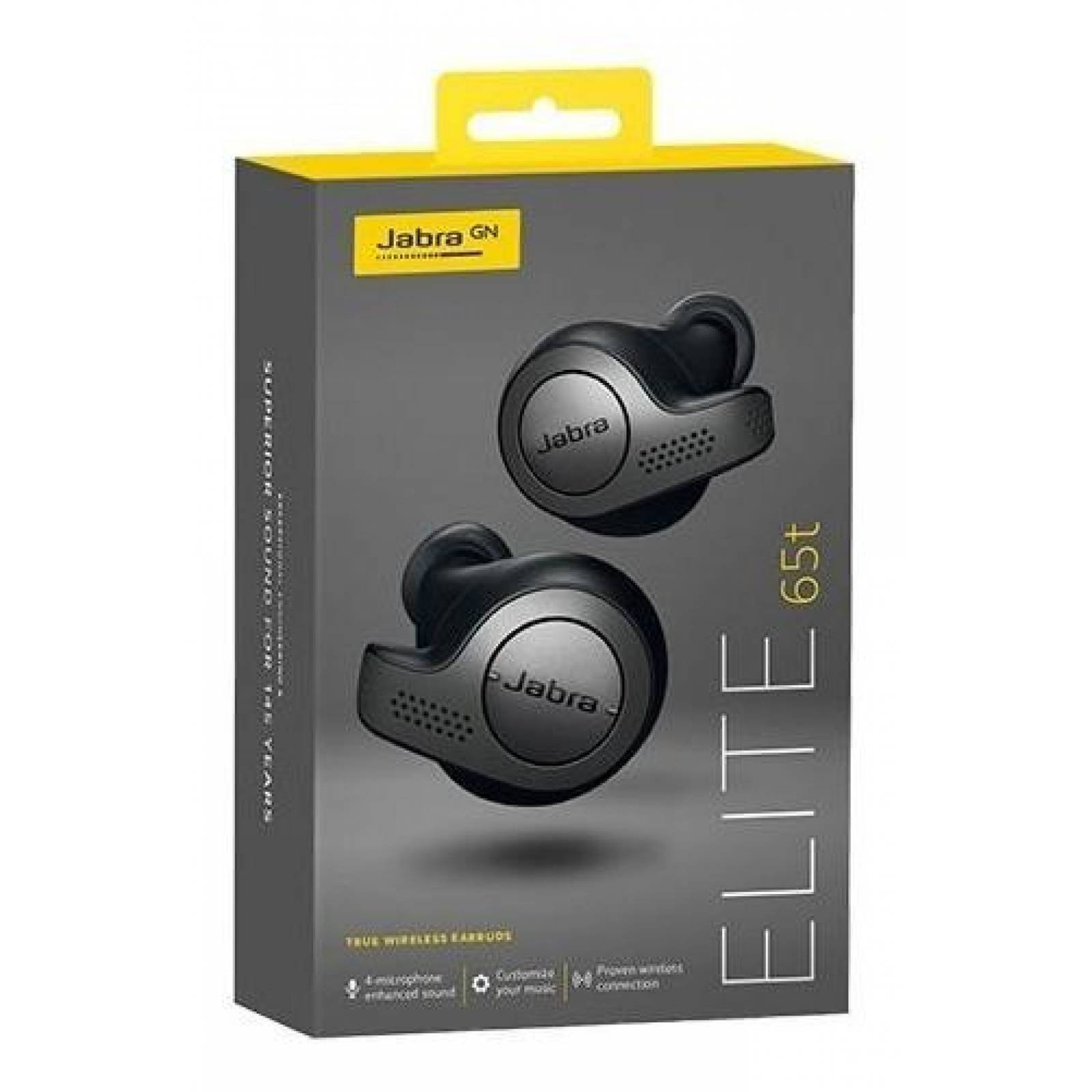 Audífonos Inalámbricos Jabra Elite 65t - Titanium Black 