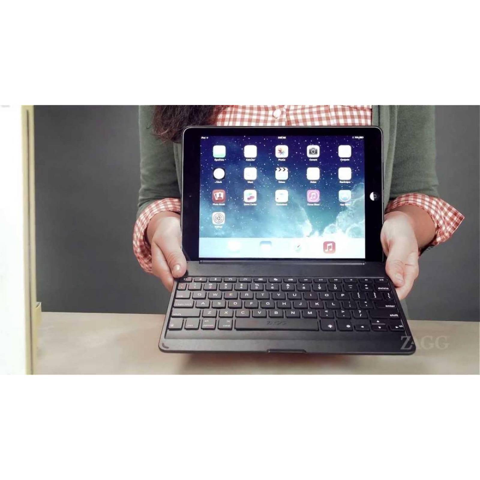 Funda iPad Mini 4 Con Teclado Inalámbrico Keyboard - Zagg