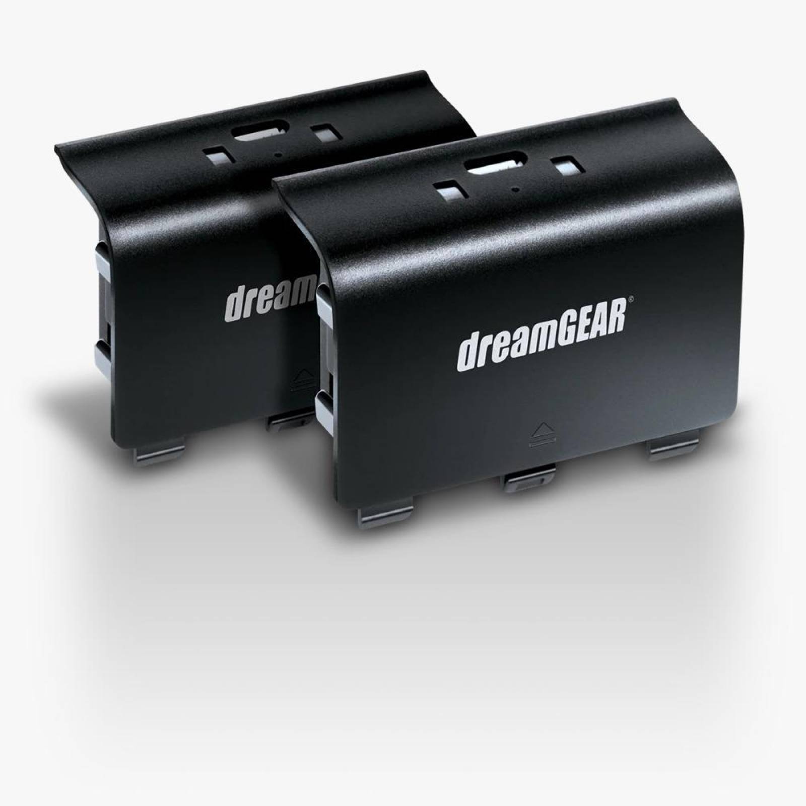 Base De Carga Negra Y Baterías Recargables Para Controles de Xbox ONE Marca DREAMGEAR 