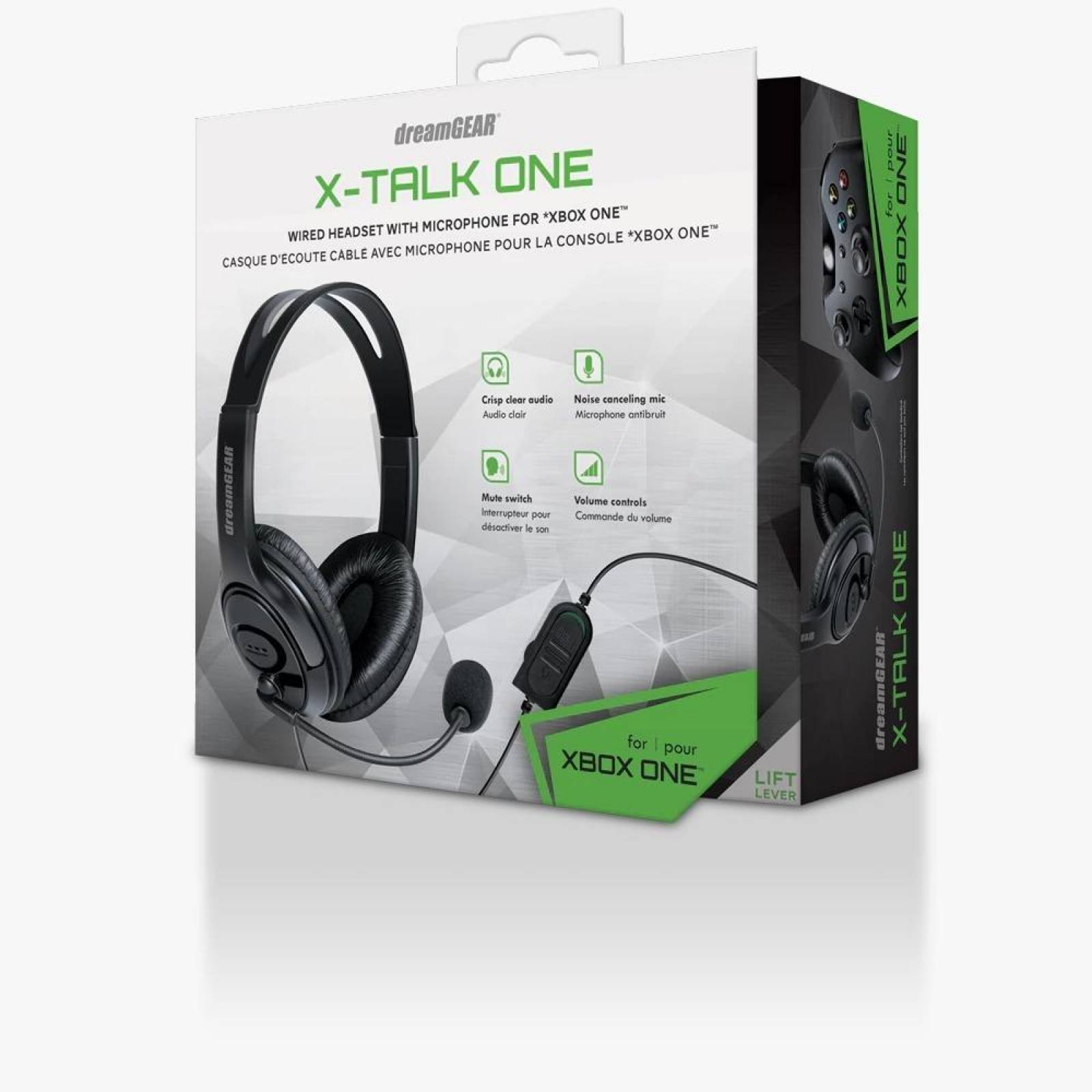 Audífonos De Diadema Para Videojuegos Negro Modelo X-Talk Wired Headseat Marca DREAMGEAR 