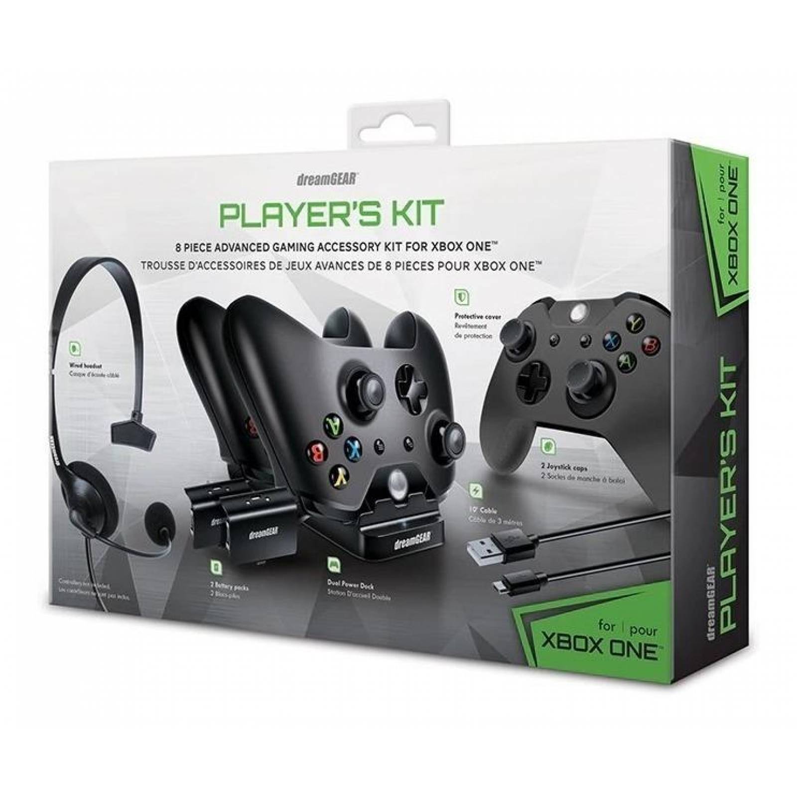 Kit de Accesorios Para Xbox One PlayerÂ´s Kit color Negro 