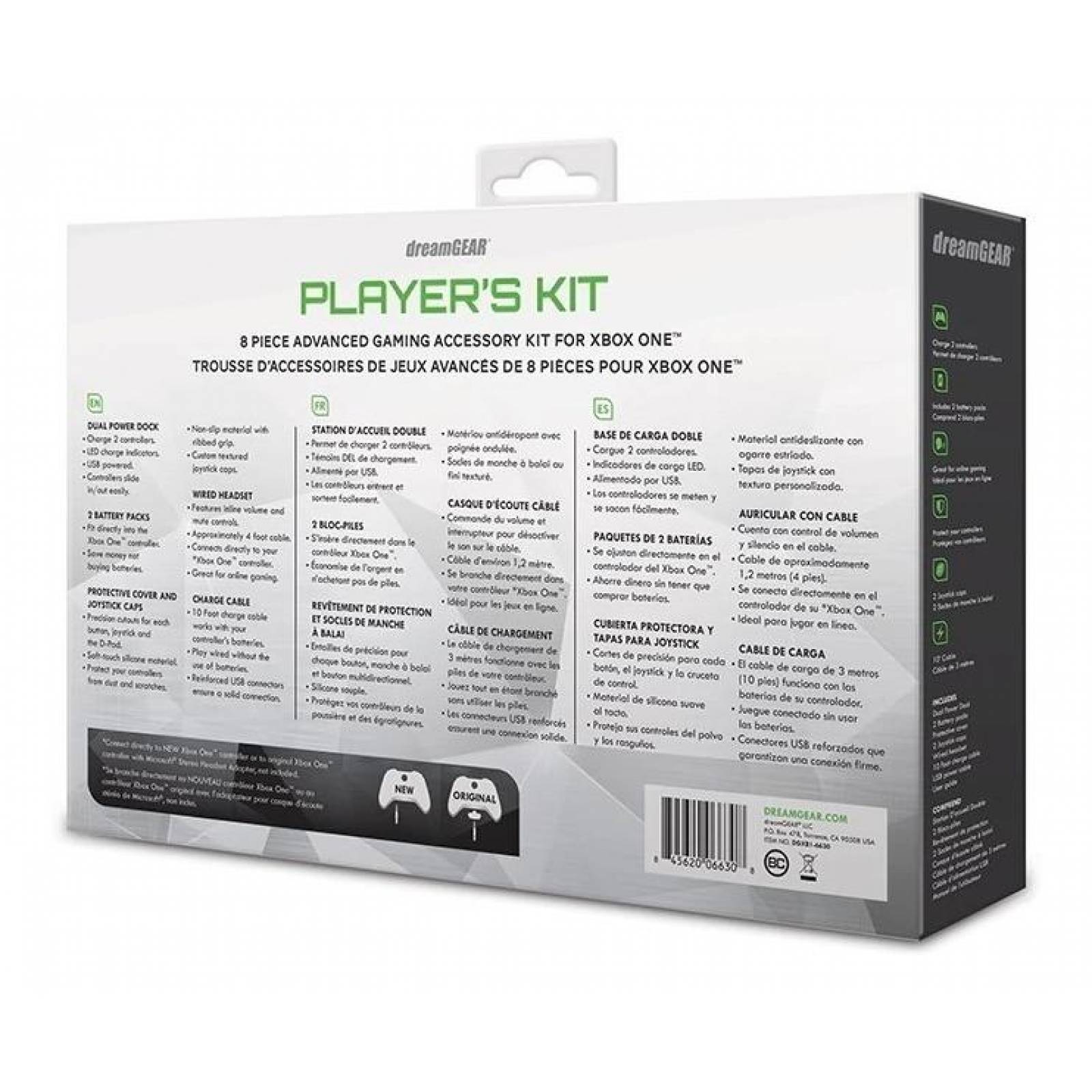 Kit de Accesorios Para Xbox One PlayerÂ´s Kit color Negro 