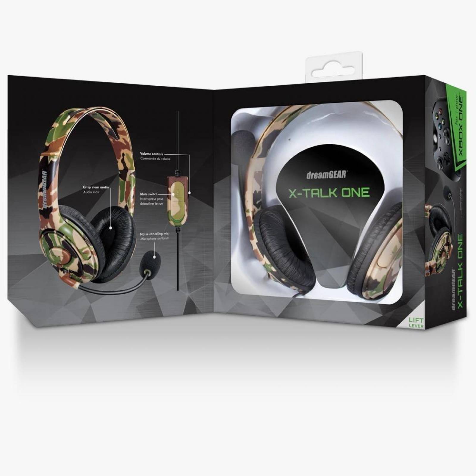 Diadema Gamer X-talk Para Xbox One Color Camuflaje - Diadema 