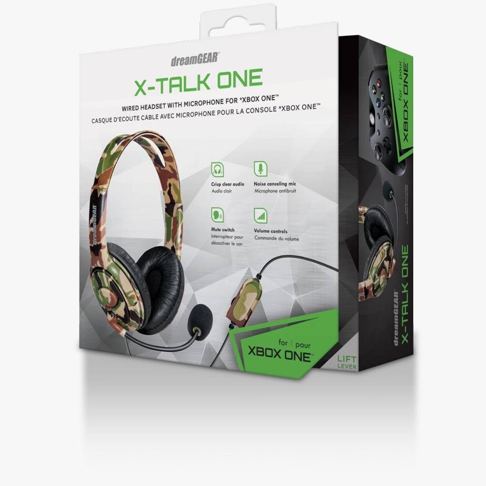 Diadema Gamer X-talk Para Xbox One Color Camuflaje - Diadema 
