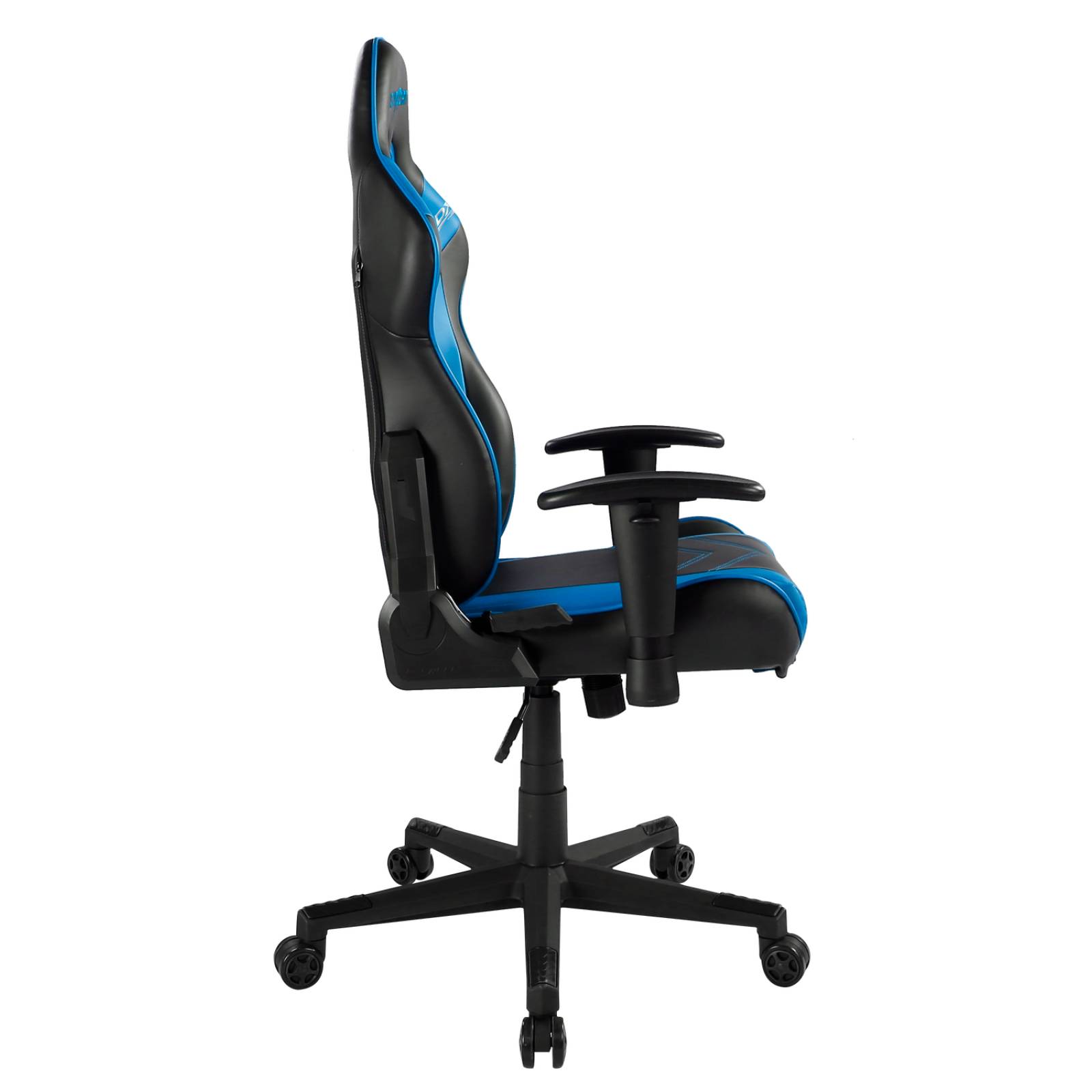 Silla Gamer Pro Modelo Serie P color Negro con Azul Dxracer 