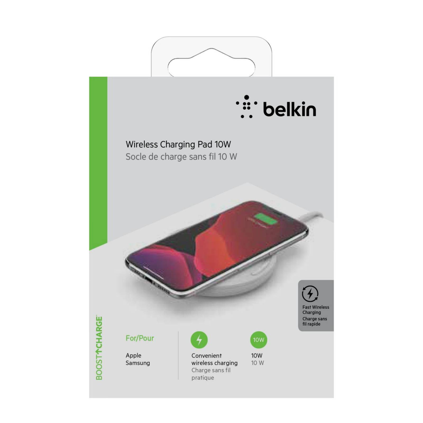 Cargador de pared USB-C de 65 W BOOST↑Charge Pro Dual de Belkin - Blanco -  Apple (ES)