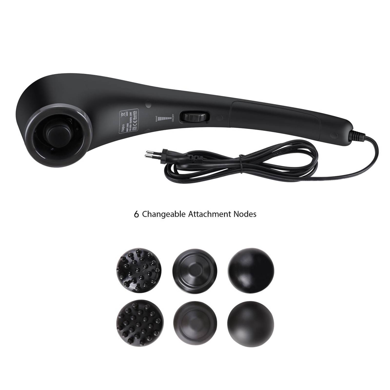 Masajeador de Percusión Portátil modelo MGPC-5000 - Naipo