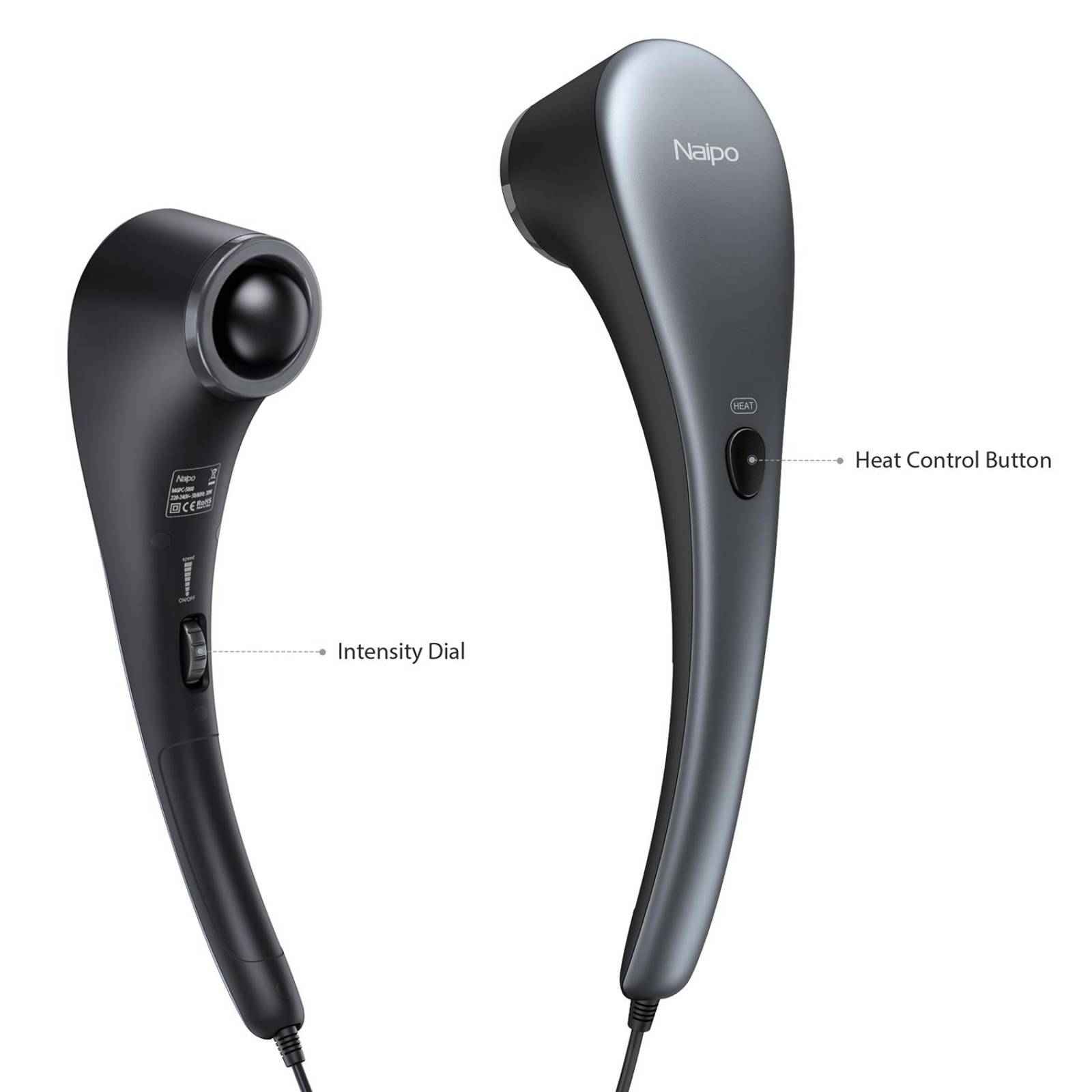 Masajeador de Percusión Portátil modelo MGPC-5000 - Naipo