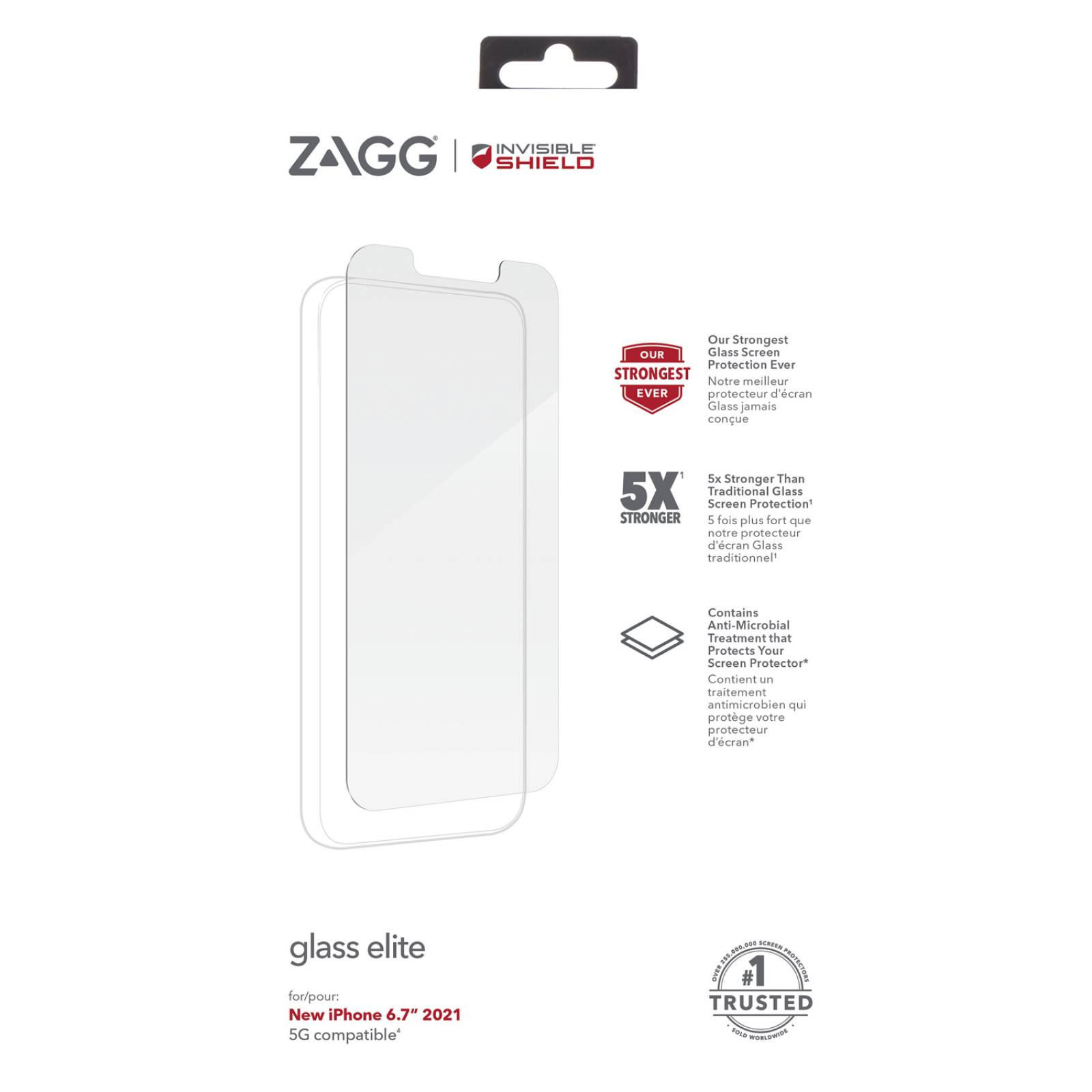 Mica InvisibleShield Glass Elite+ para iPhone 13 Pro Max