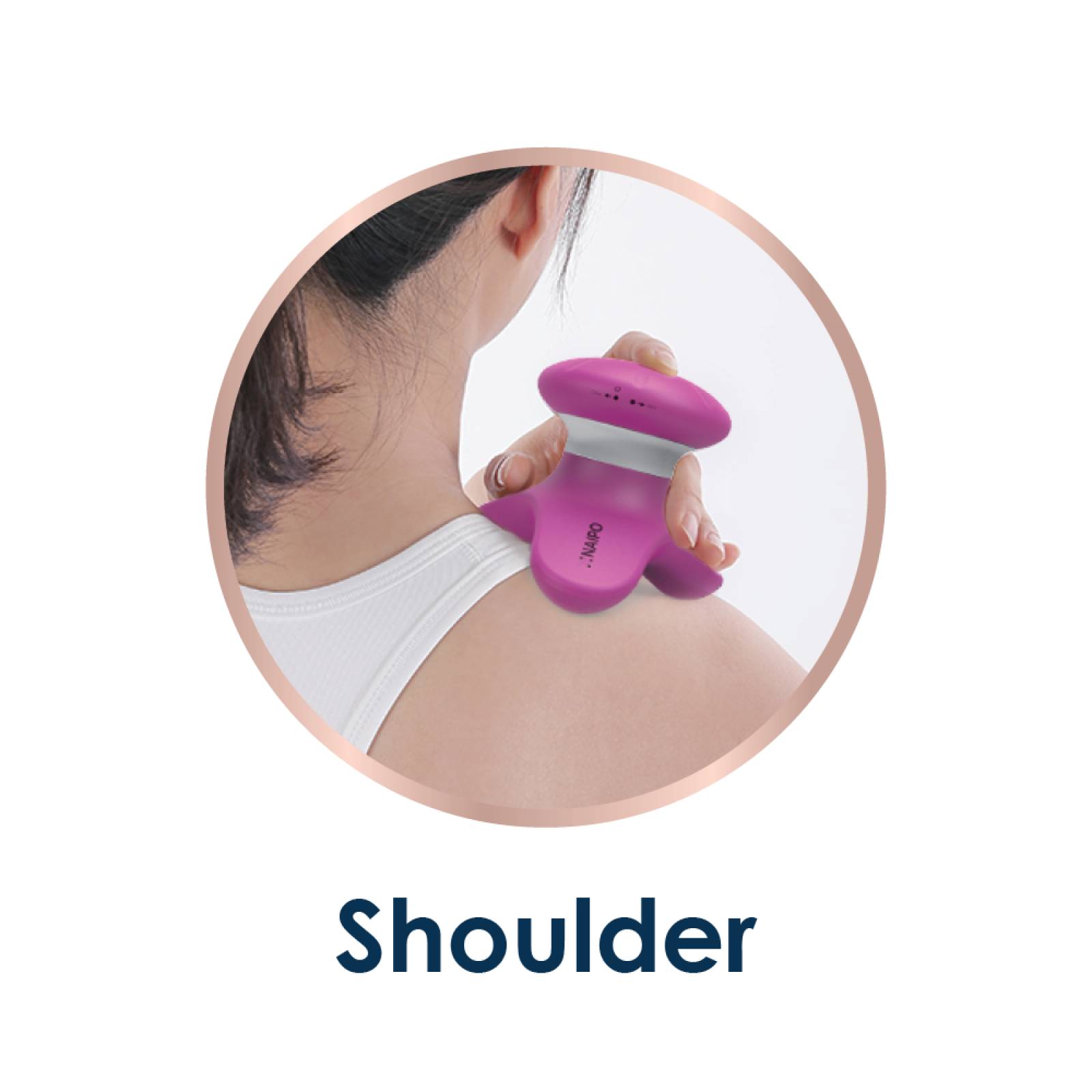 Mini masajeador impermeable - Rosa 