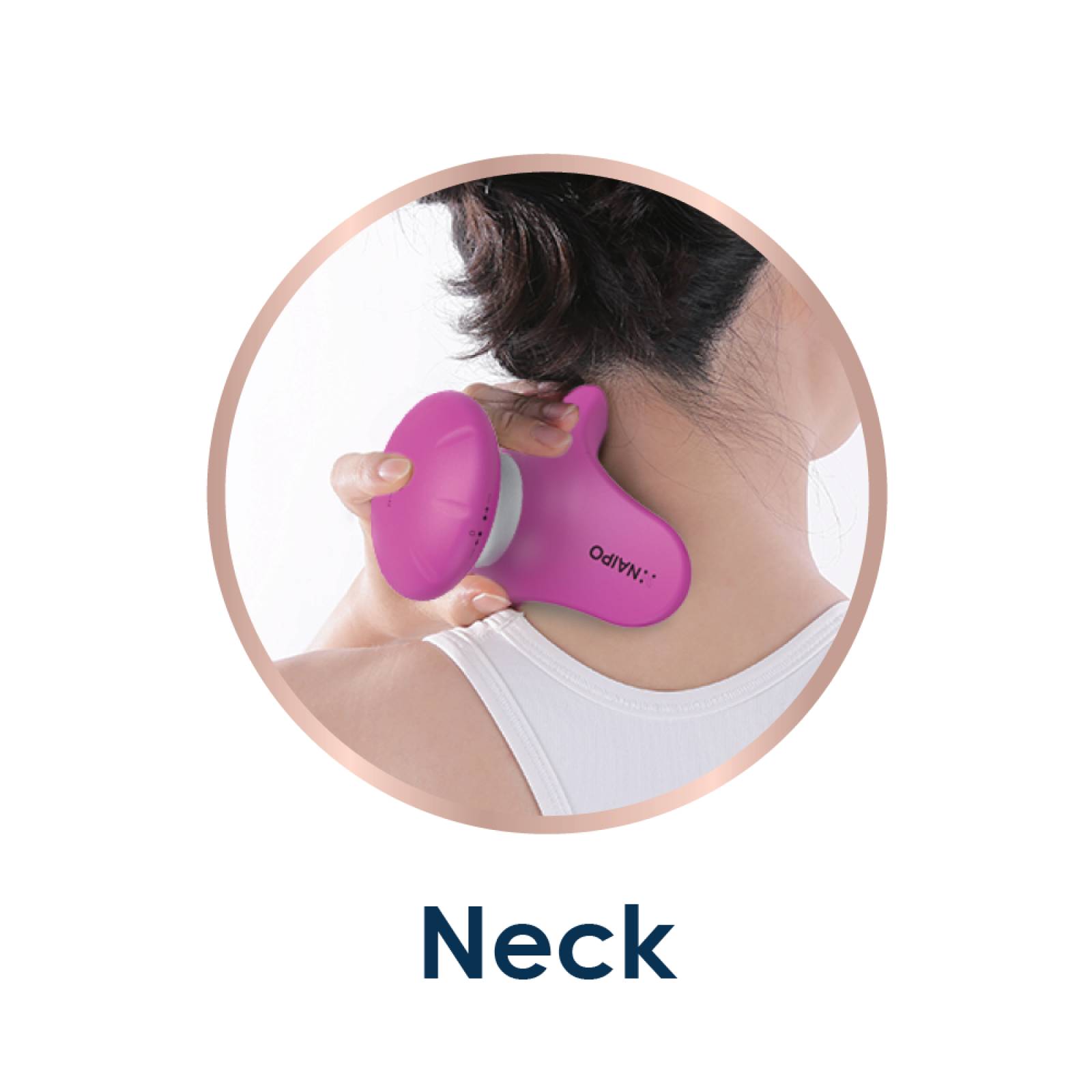 Mini masajeador impermeable - Rosa 