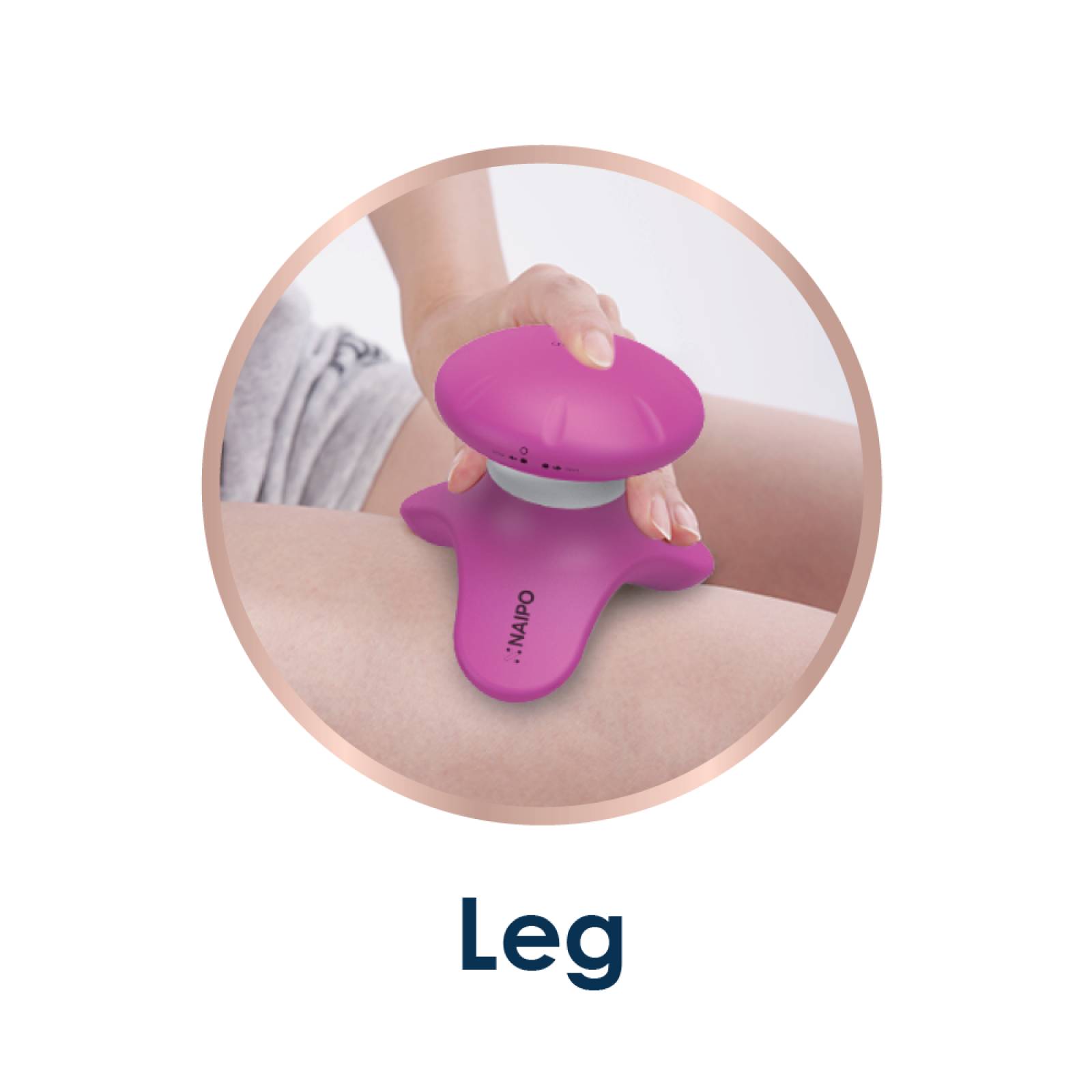 Mini masajeador impermeable - Rosa 