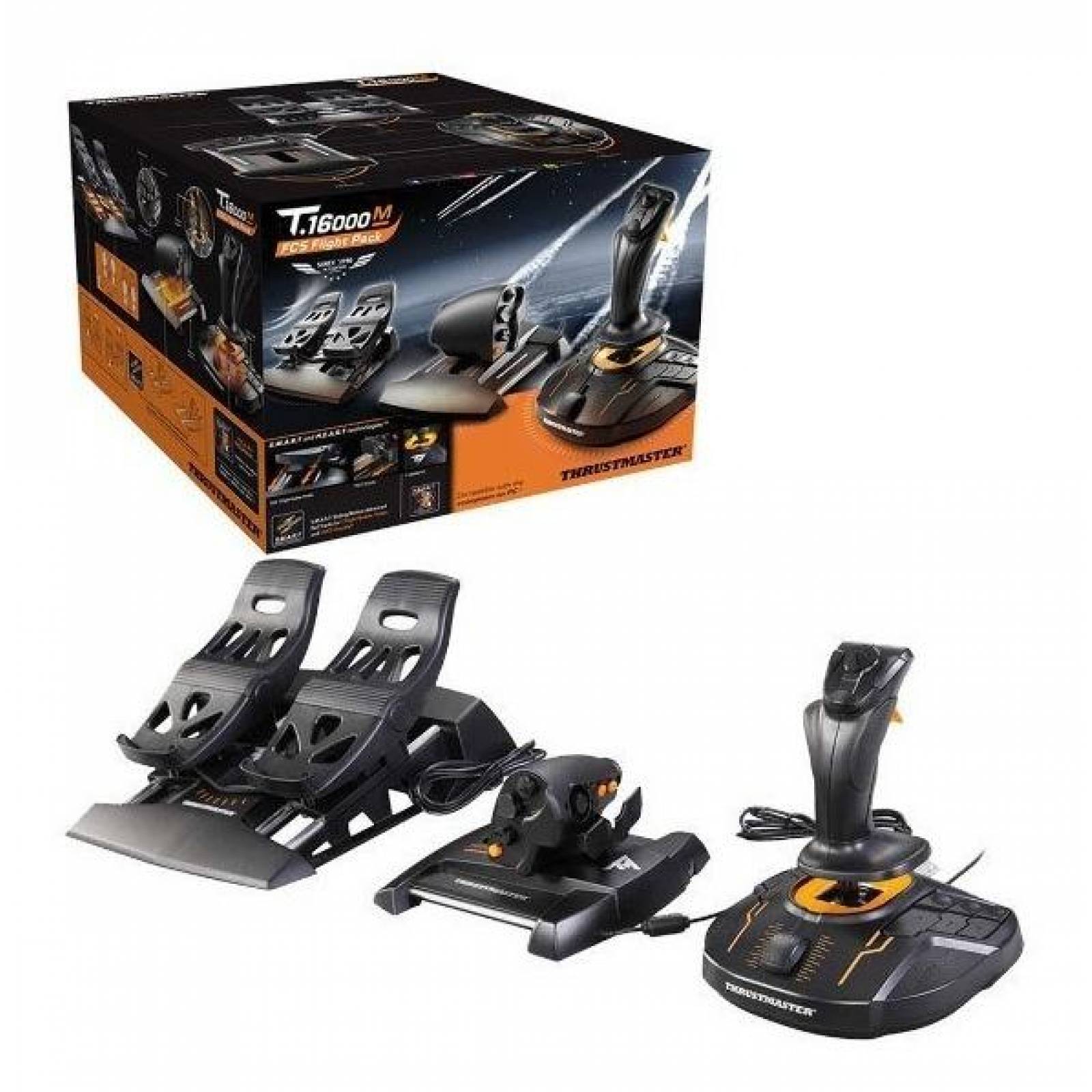 Joystick Kit Gamer - T.16000m Fcs Flight Pack - Thrustmaster