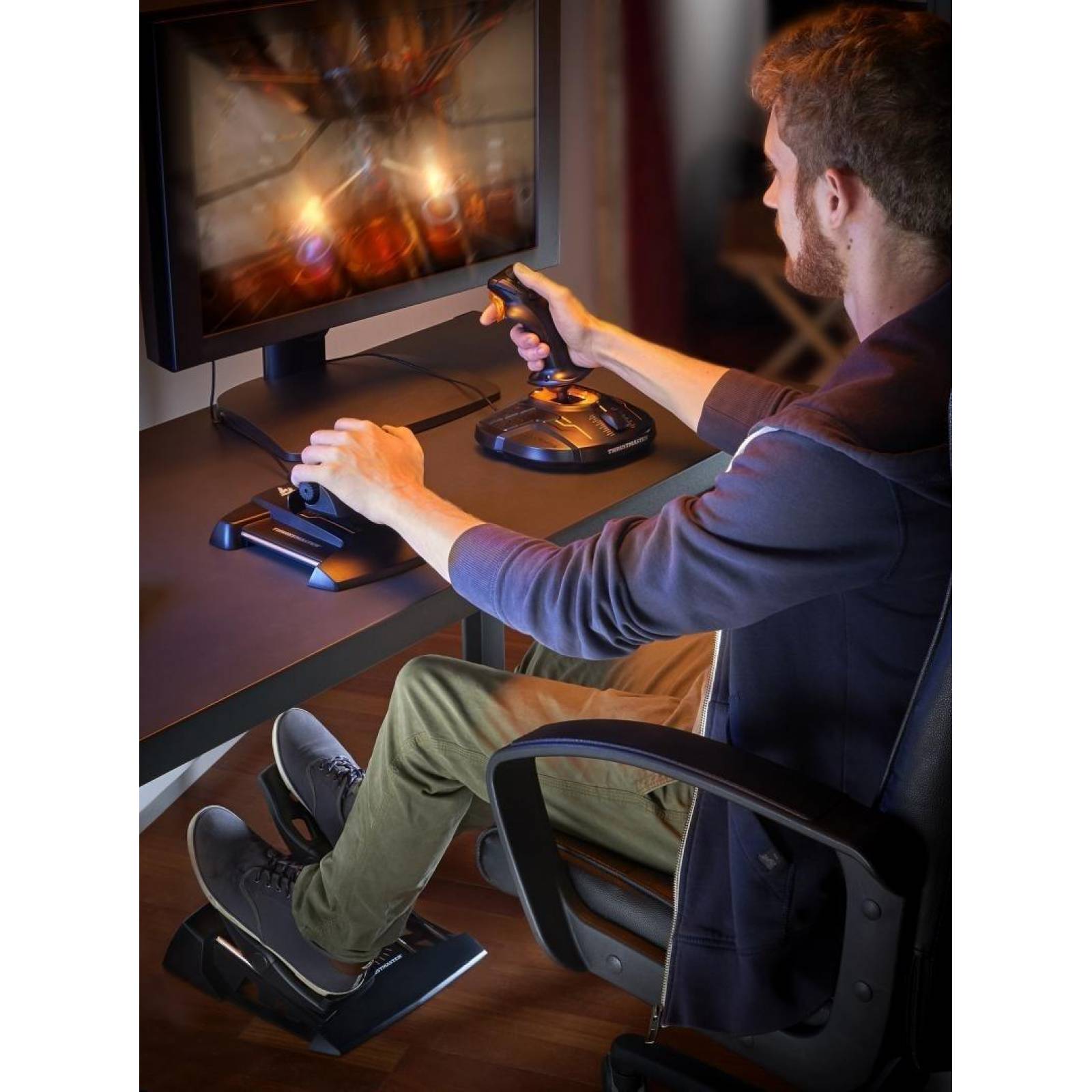 Joystick Kit Gamer - T.16000m Fcs Flight Pack - Thrustmaster