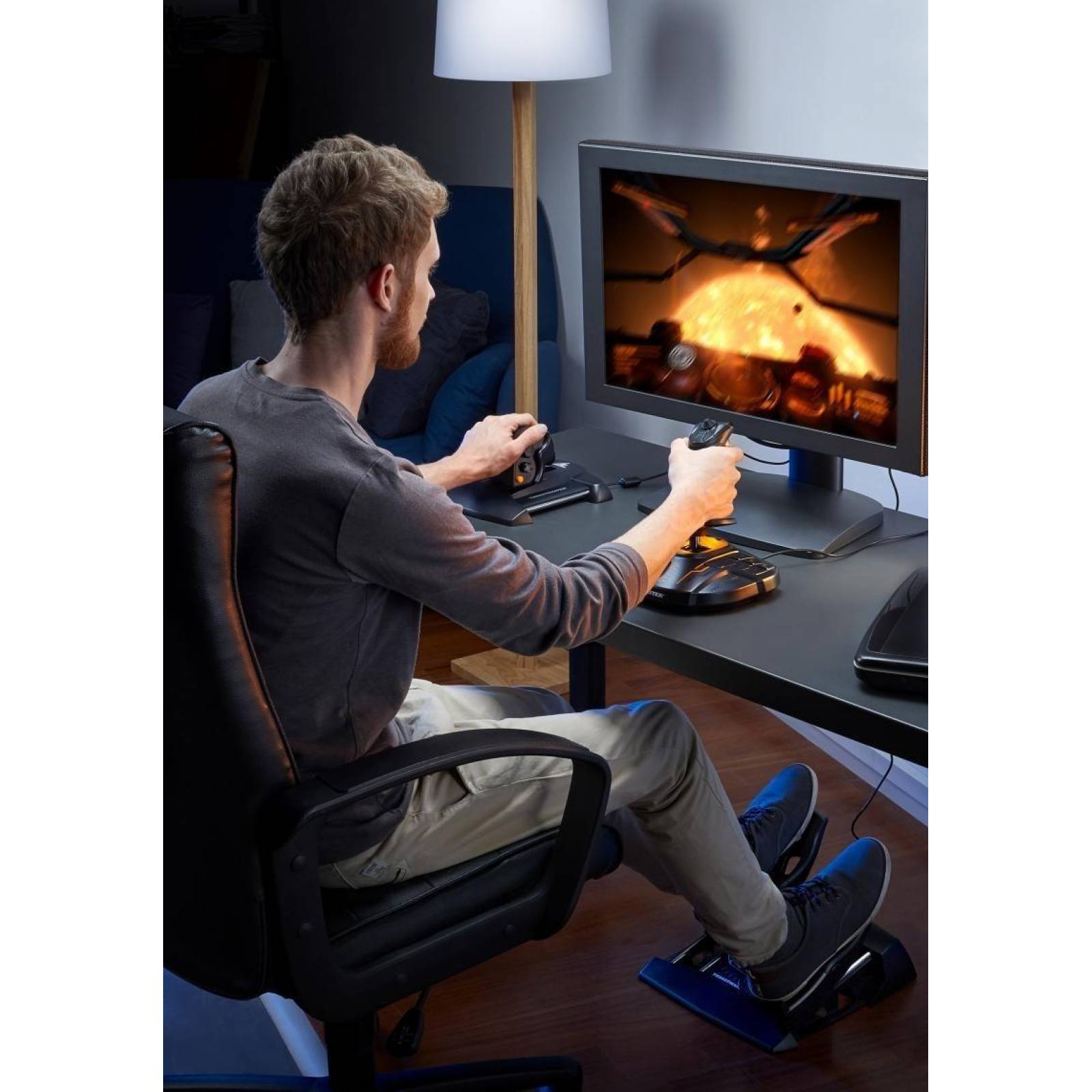 Joystick Kit Gamer - T.16000m Fcs Flight Pack - Thrustmaster