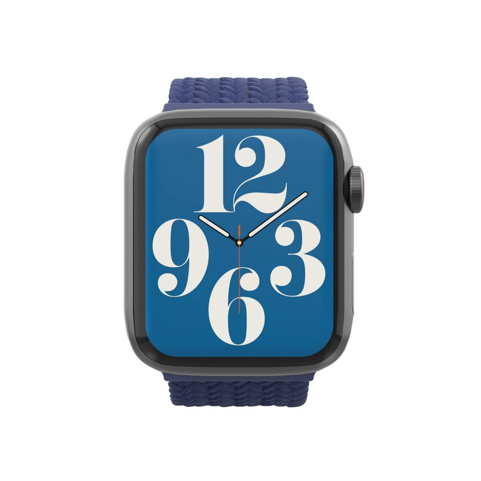 Correa de reloj trenzada Gear4 talle Medium para Apple Watch de 41/40/38mm - Azul Marino 
