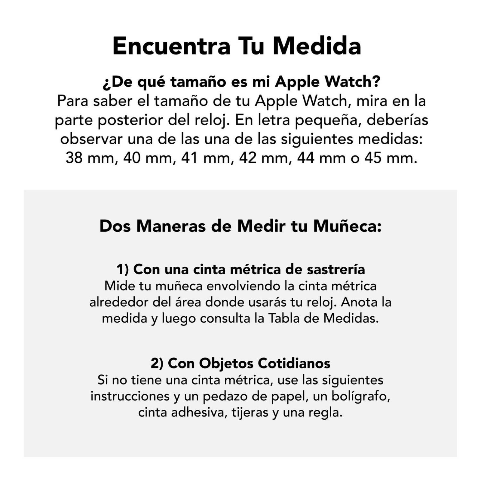Correa de reloj trenzada Gear4 talle Medium para Apple Watch de 41/40/38mm - Azul Marino 
