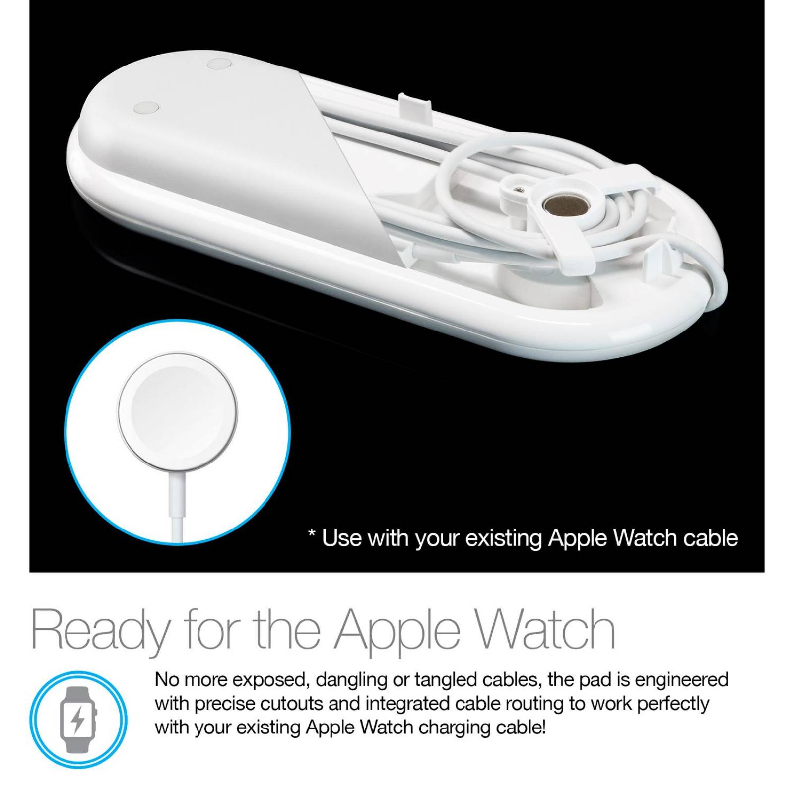 Base de Carga 2 en 1 Power Pad Duo Tecnología Qi - Naztech 