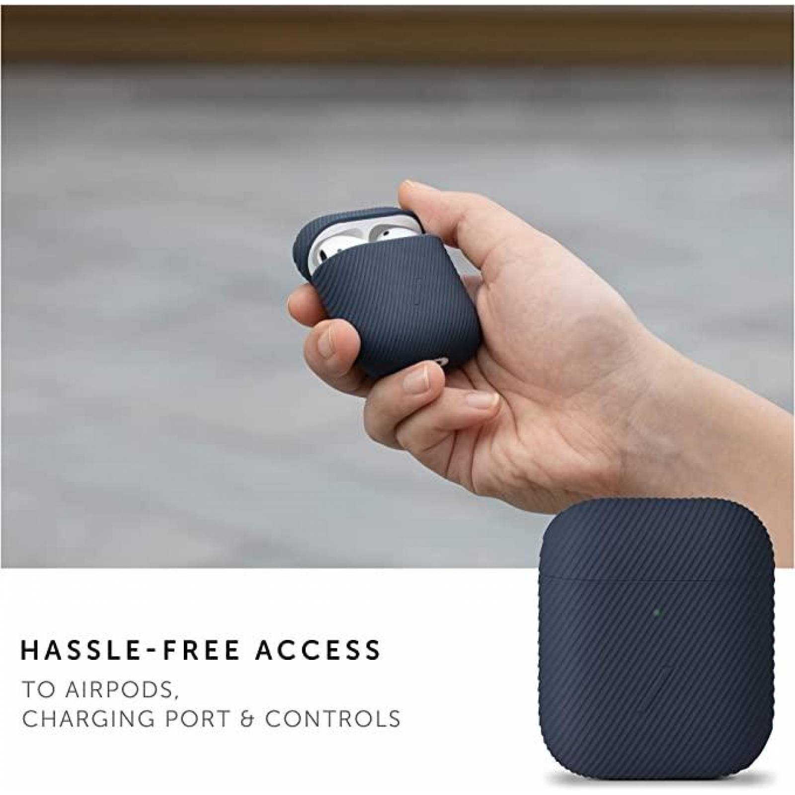 Curve Case para Airpods - Azul 