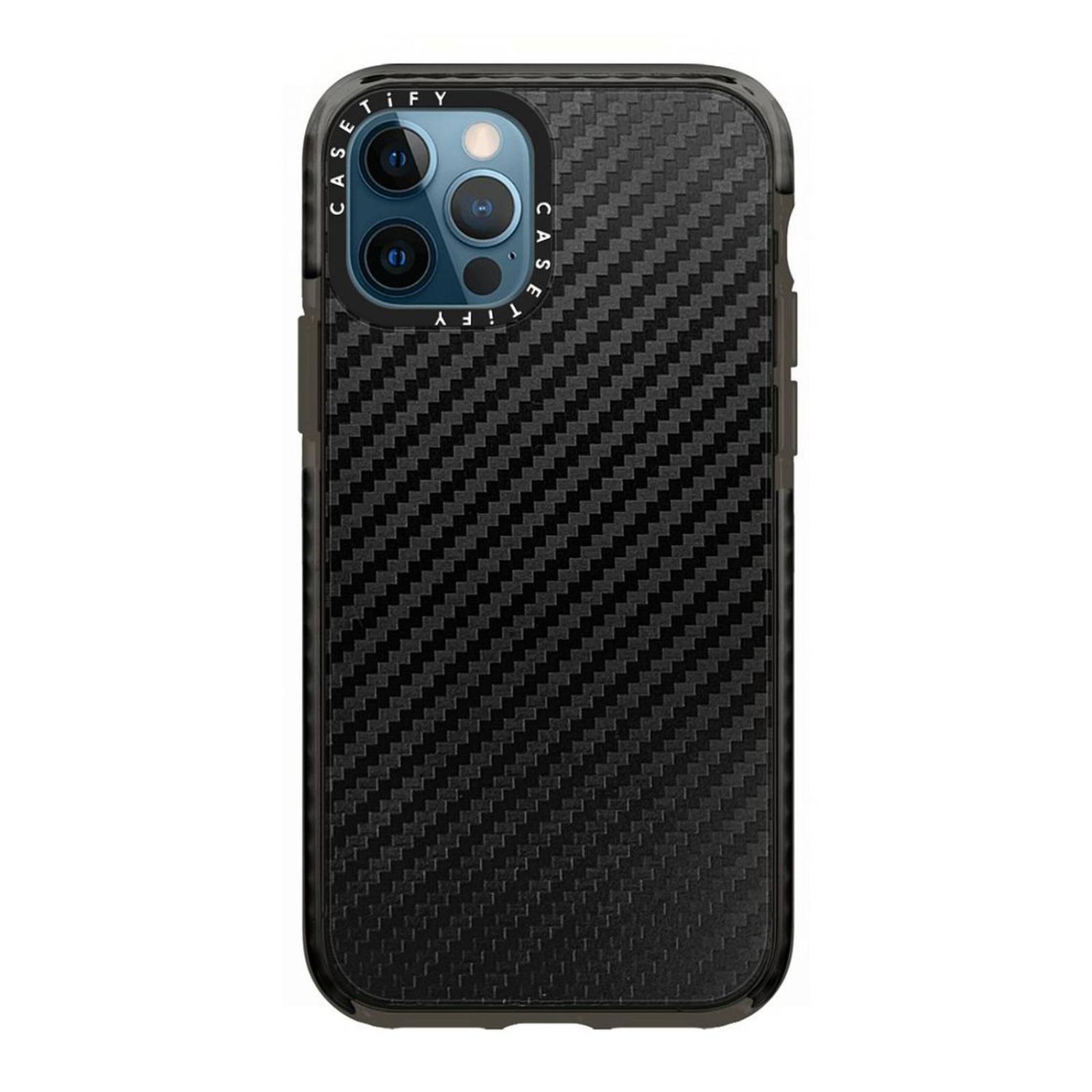 Funda CASETiFY Impact Negro para iPhone 12 y 12 Pro 