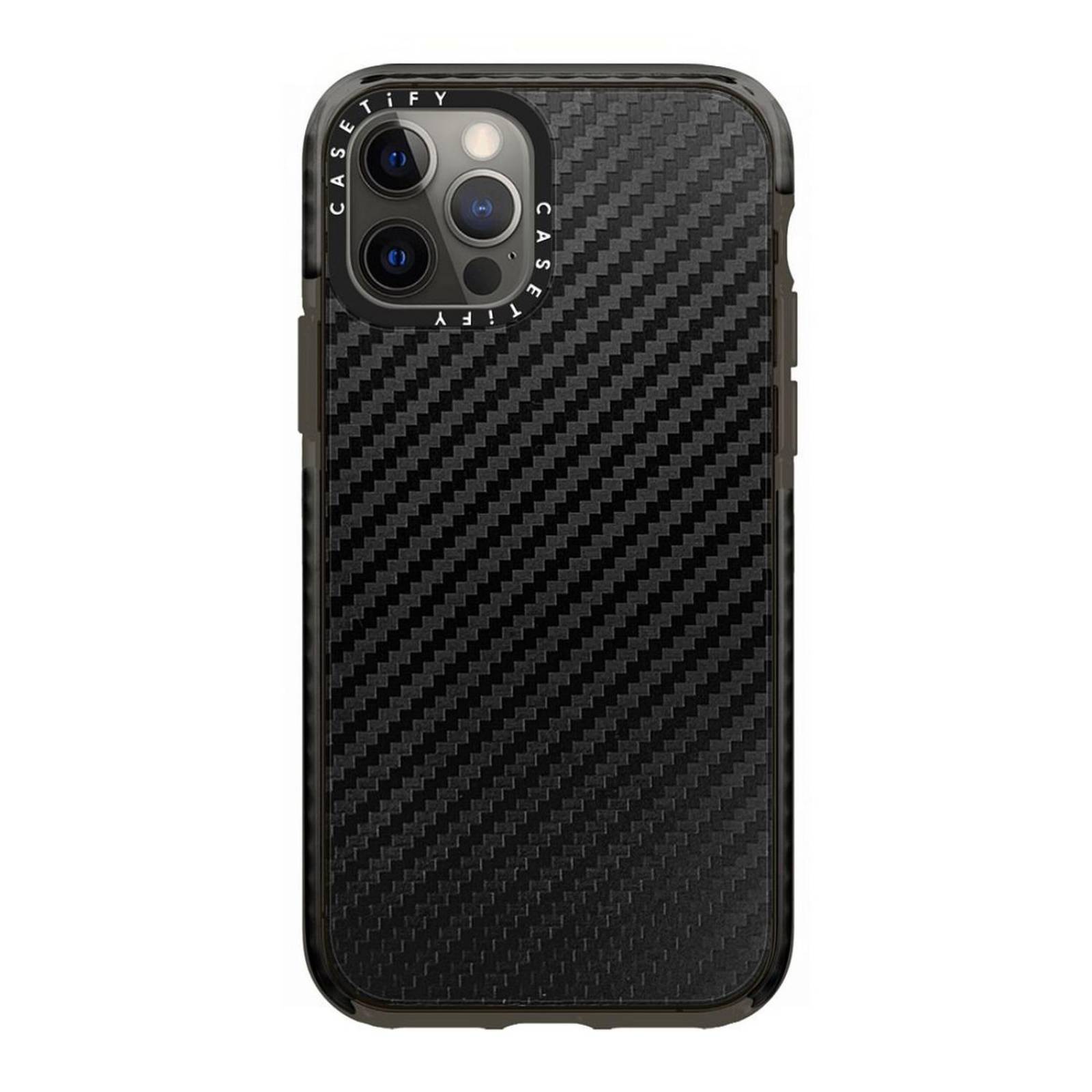 Funda CASETiFY Impact Negro para iPhone 12 y 12 Pro 