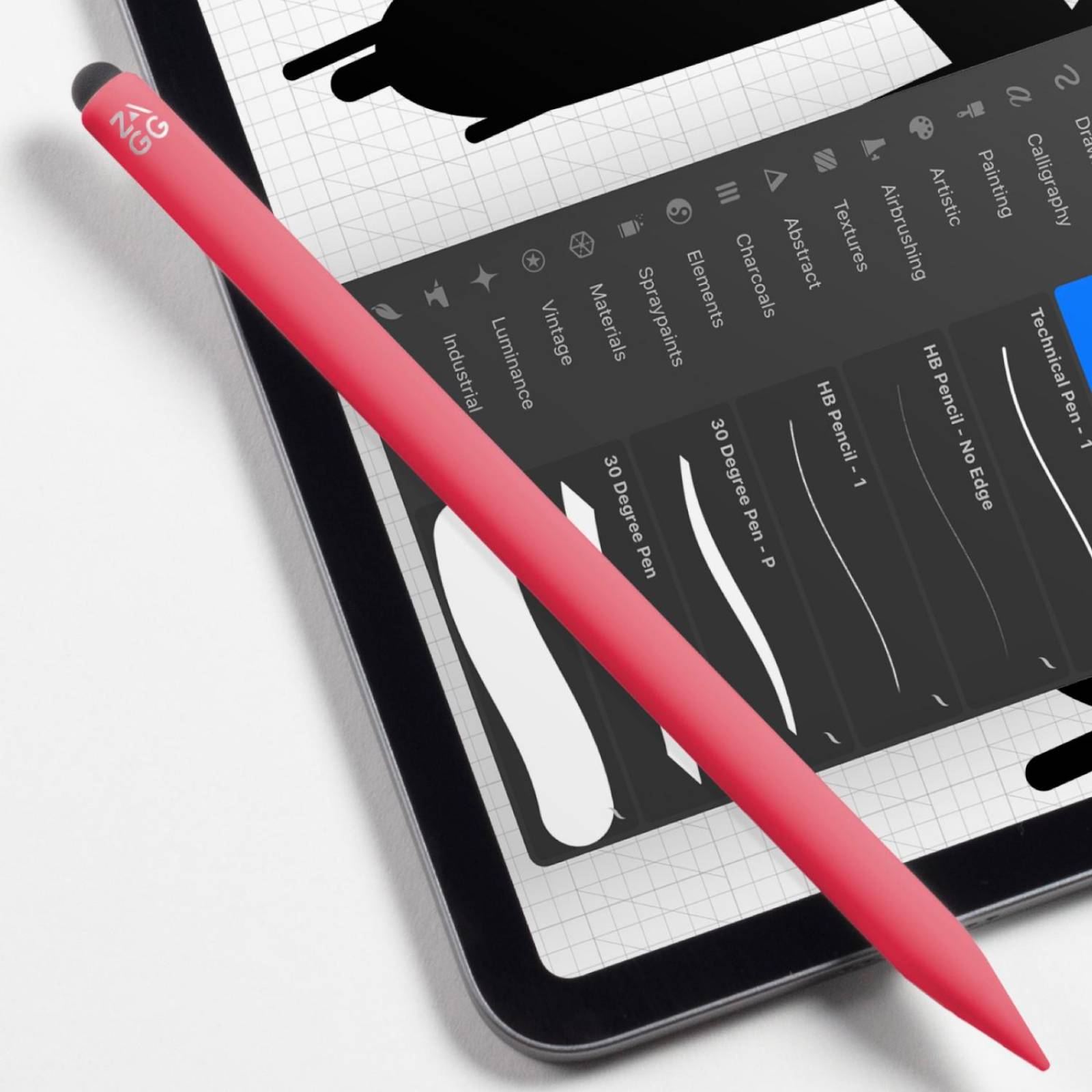 Lápiz Pro Stylus 2 Zagg carga inalámbrica Azul