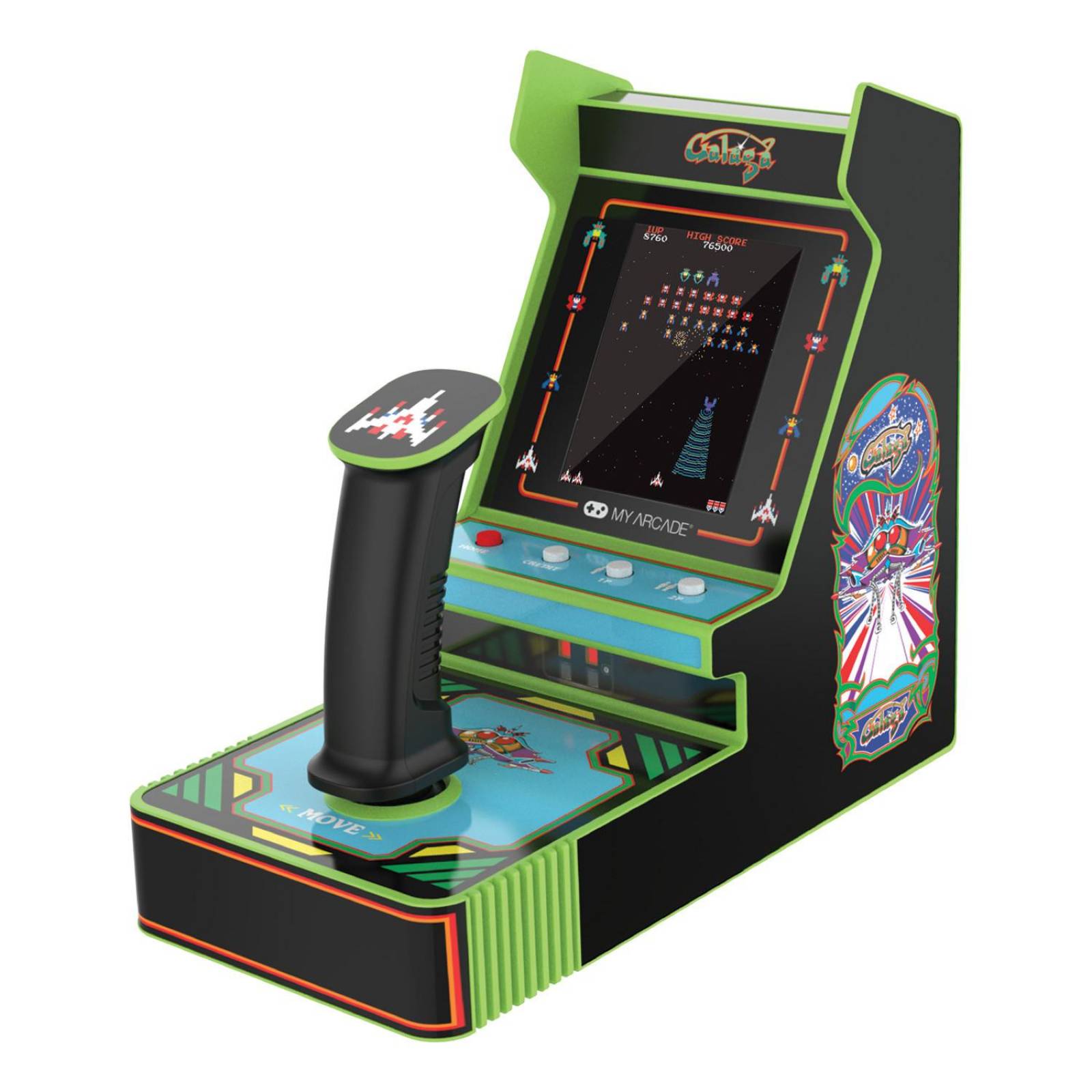 Arcade Galaga 2 en 1 Joystick