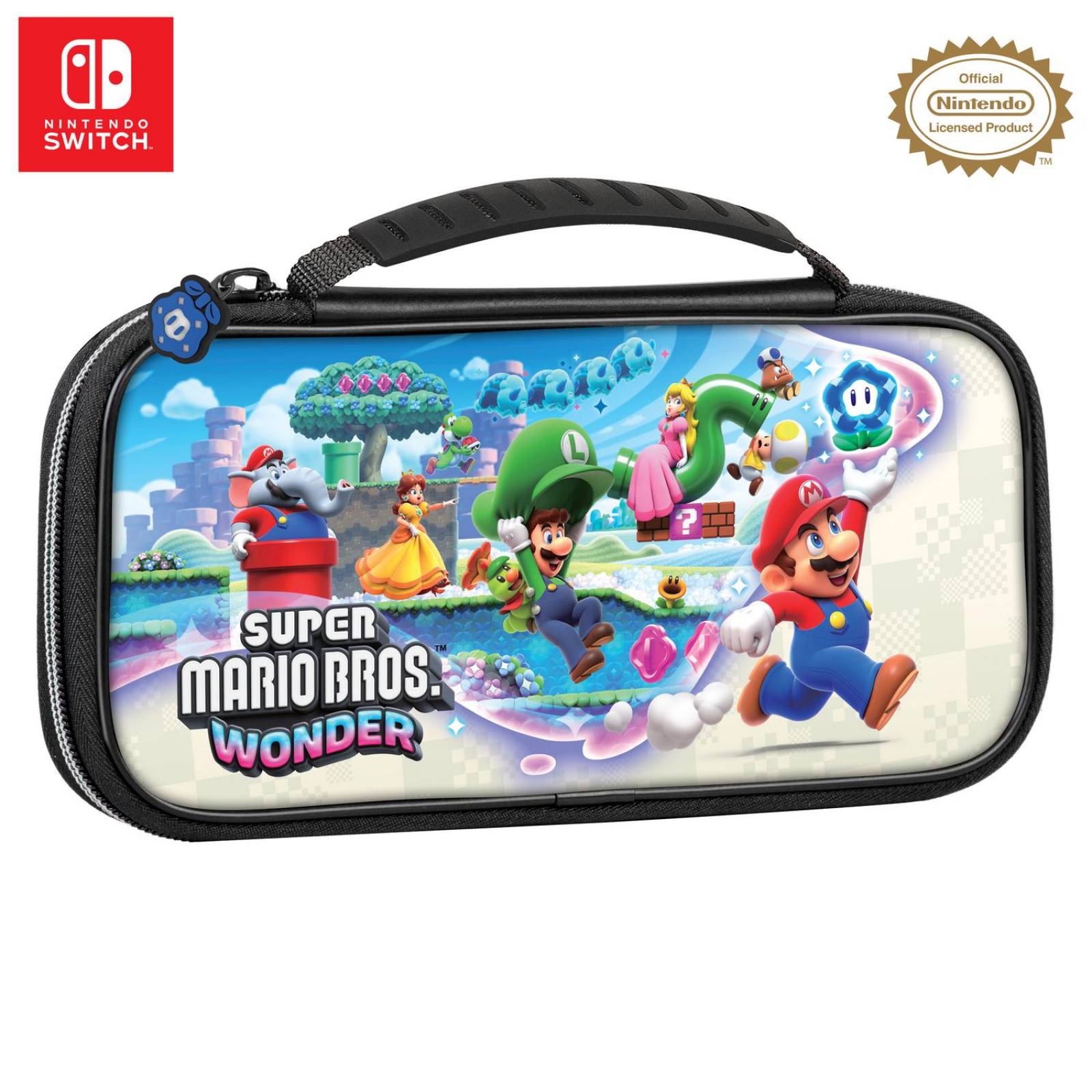 Estuche Nintendo Switch Super Mario Wonder Negro RDS 